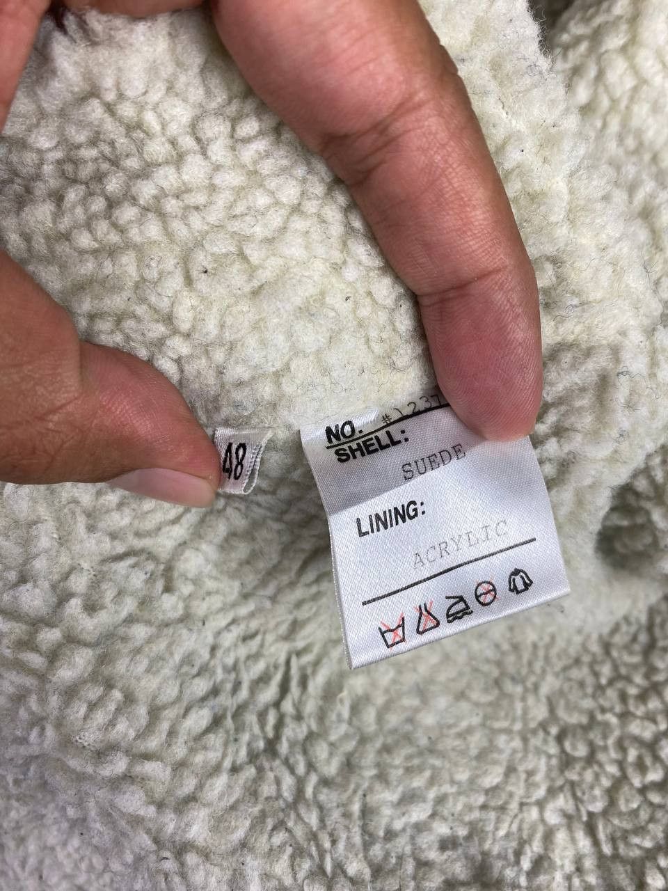 Italic via nova pelle navajo suede jacket fleece lining nice design Size US XL / EU 56 / 4 - 7 Thumbnail