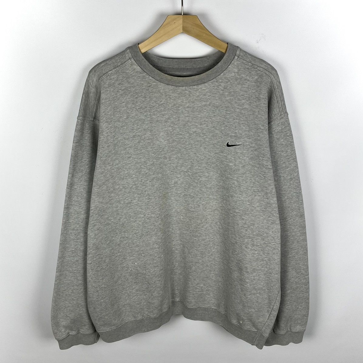Nike Vintage Nike swoosh y2k baggy sweatshirt 90’s Size US XL / EU 56 / 4 - 1 Thumbnail