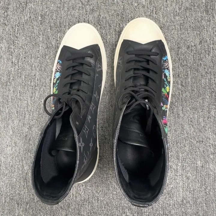 Louis Vuitton Louis Vuitton Tattoo Monogram Eclipse High-Top Sneakers -25 Size US 8.5 / EU 41-42 - 7 Thumbnail