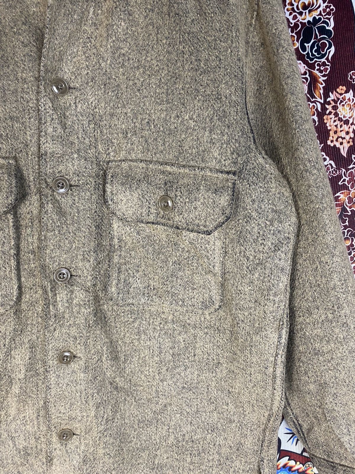 Japanese Brand × Uniqlo 2000s Uniqlo U Lameire Faded Wool Button up Shirt Size US M / EU 48-50 / 2 - 7 Thumbnail