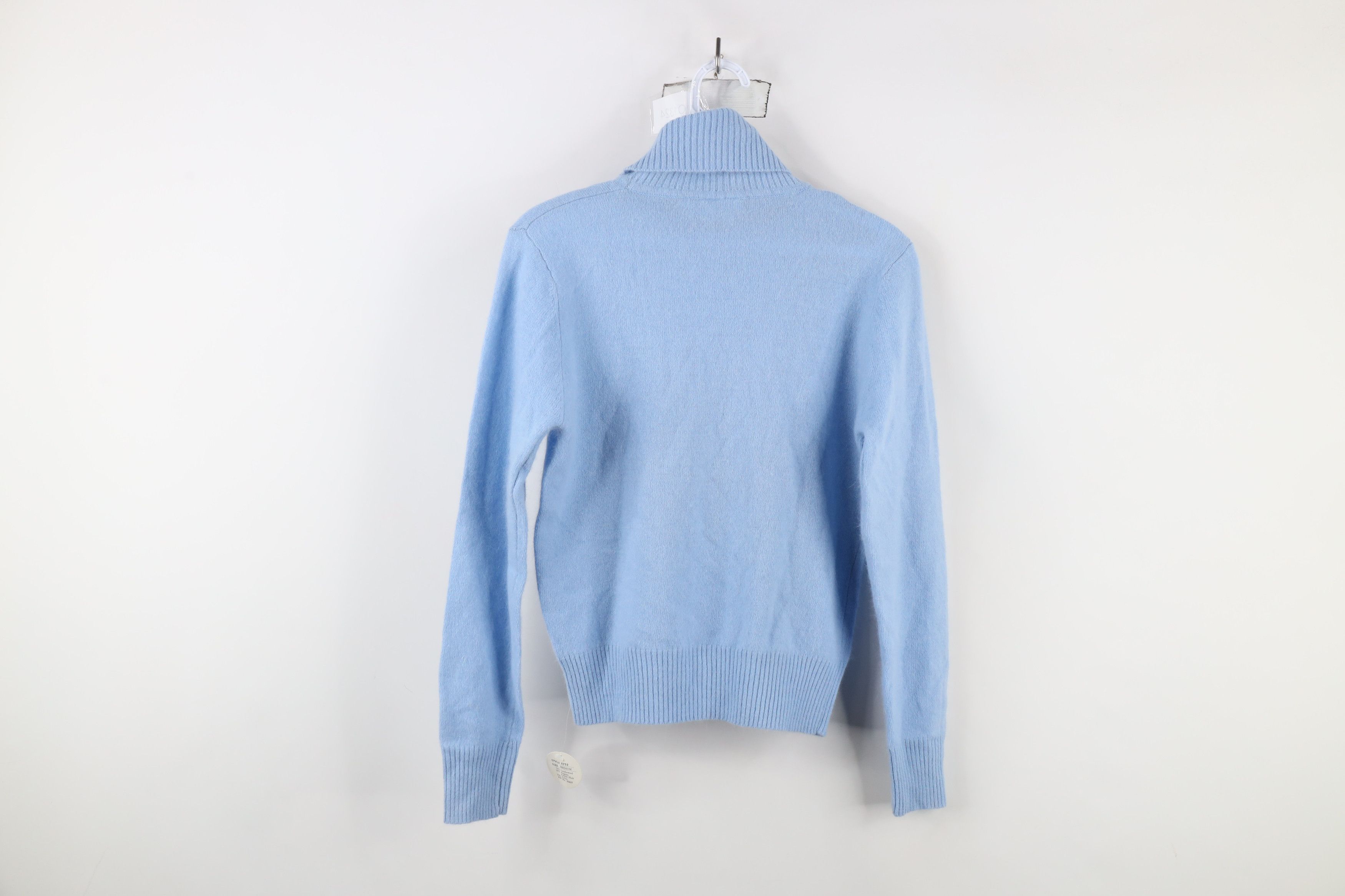 Vintage Deadstock Vintage 70s Streetwear Angora Turtleneck Sweater Size M / US 6-8 / IT 42-44 - 6 Thumbnail