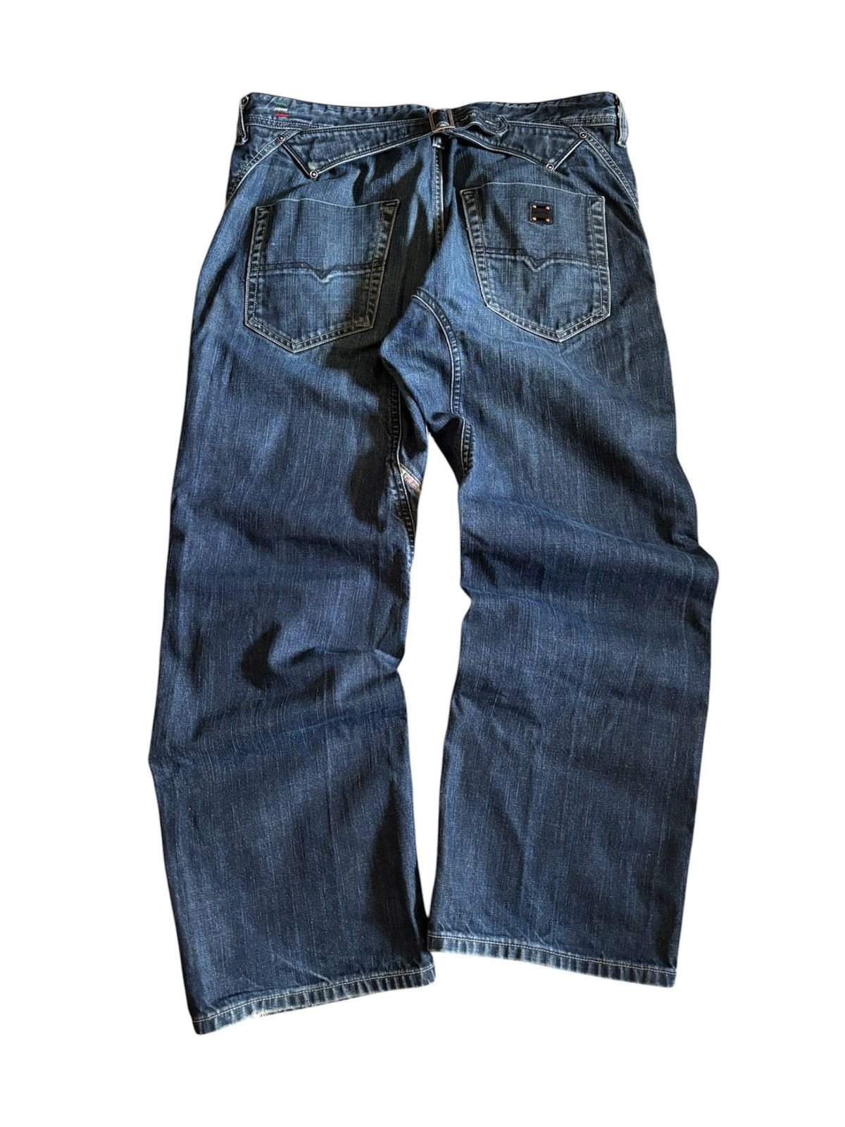 Diesel Vintage crazy diesel streetwear denim jeans Size US 34 / EU 50 - 1 Thumbnail