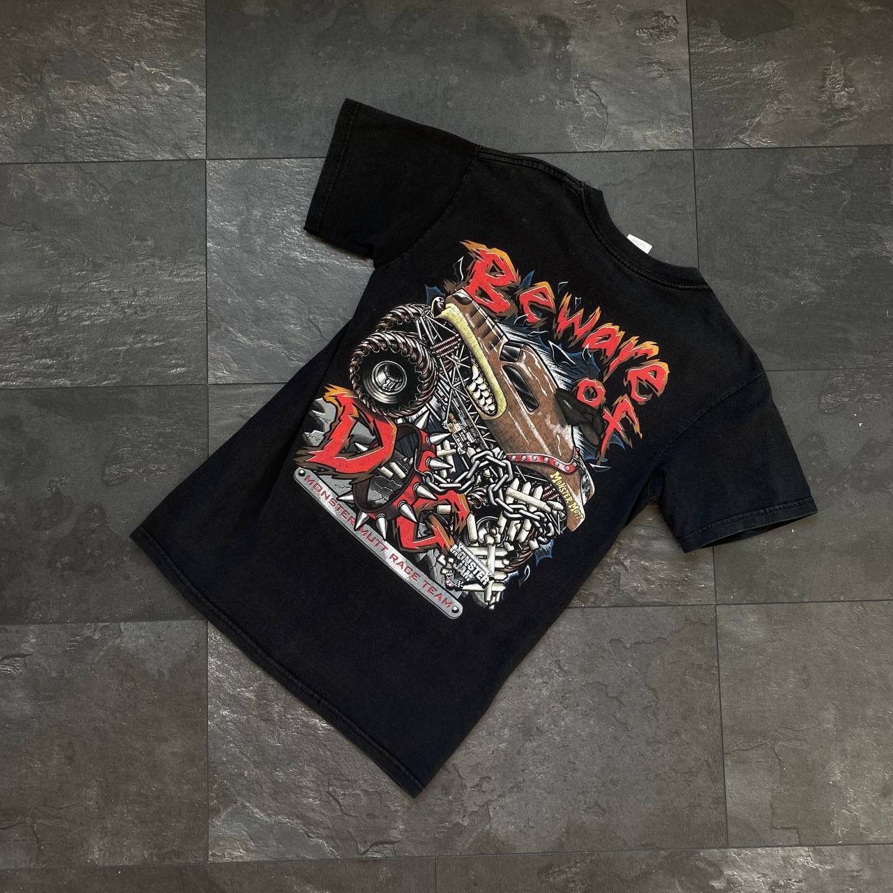 Vintage Crazy Vintage 2000’s Monster Truck Beware of dog Size US S / EU 44-46 / 1 - 6 Thumbnail
