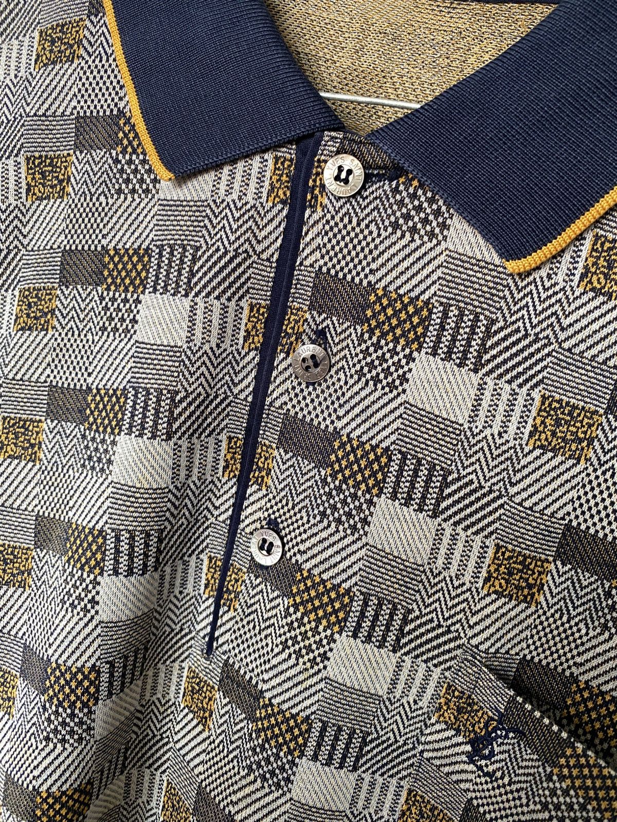 Yves Saint Laurent Vintage Ysl Longsleeve Polo Shirt Size US L / EU 52-54 / 3 - 6 Thumbnail