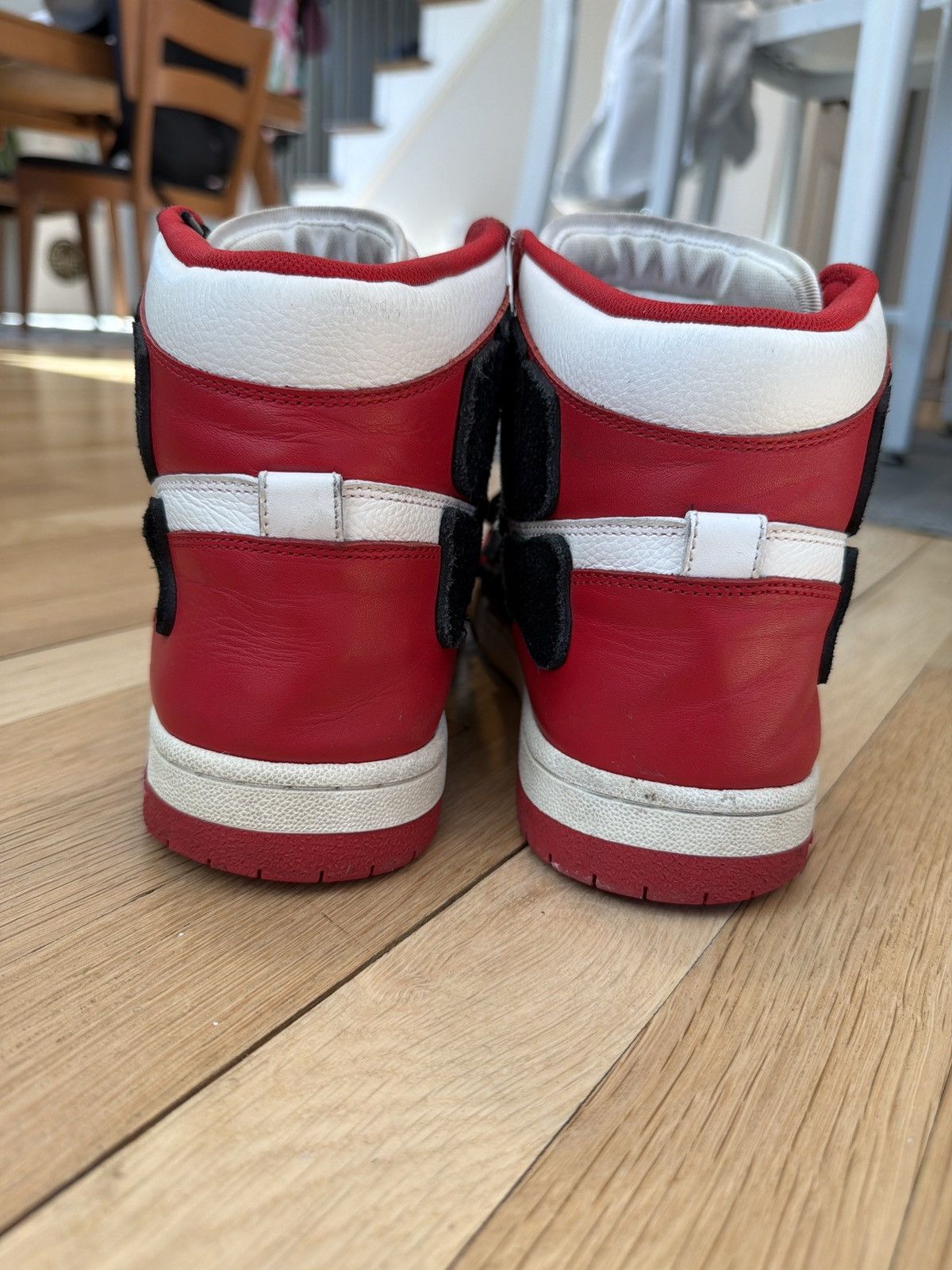 Amiri AMIRI SKEL-TOP HIGH RED bones Size US 12 / EU 45 - 6 Thumbnail