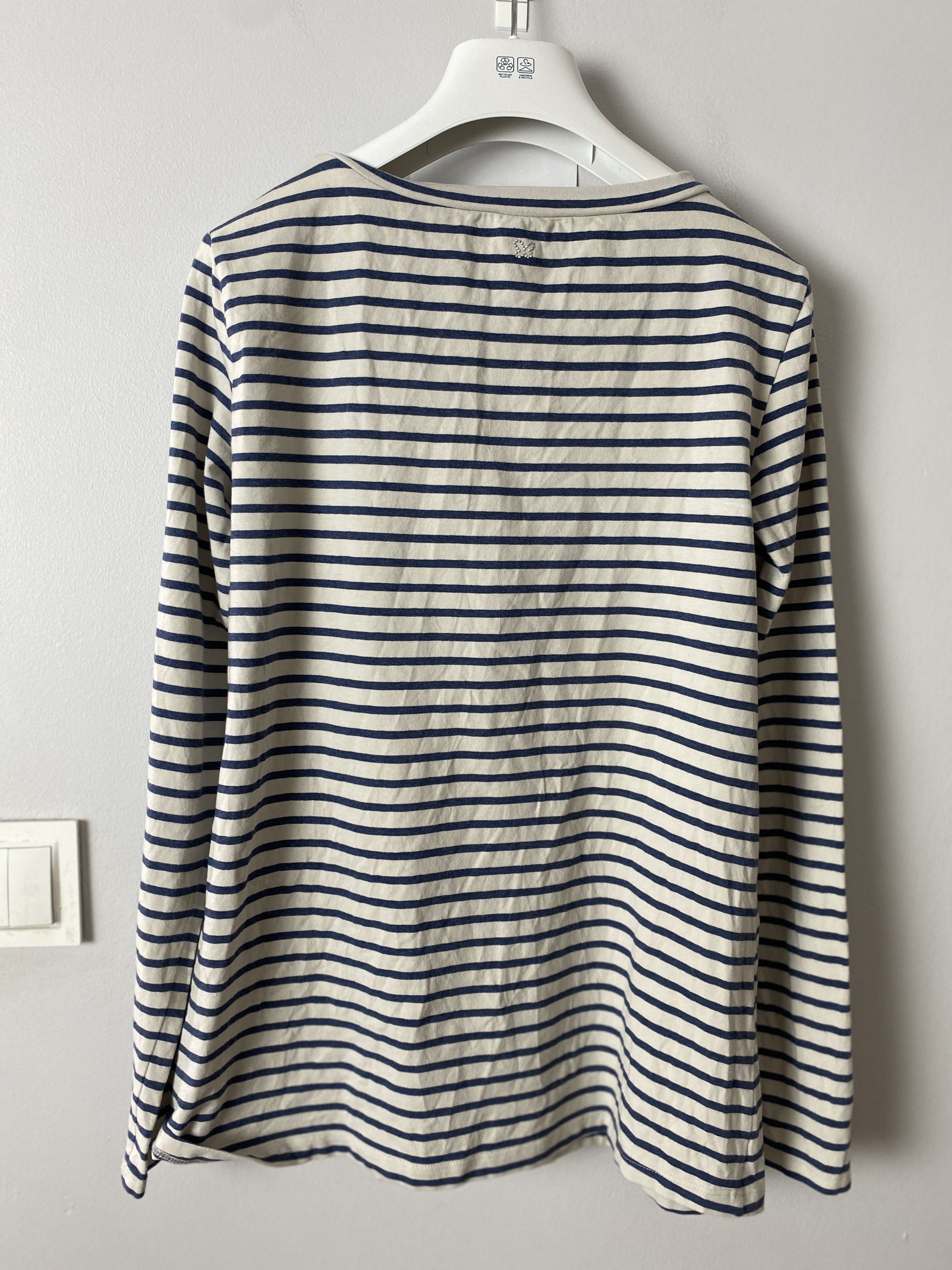 Weekend Max Mara Max Mara Weekend striped long sleeve t-shirt tee Size S / US 4 / IT 40 - 5 Thumbnail