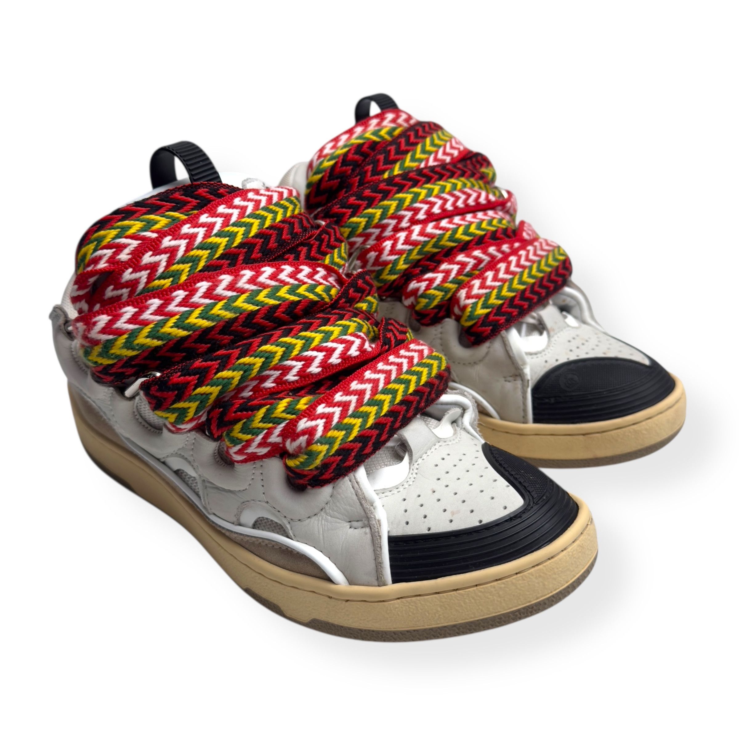 Lanvin LANVIN CURB SNEAKER WHITE / MULTICOLOURED 40 / UK6 Size US 7 / EU 40 - 5 Thumbnail