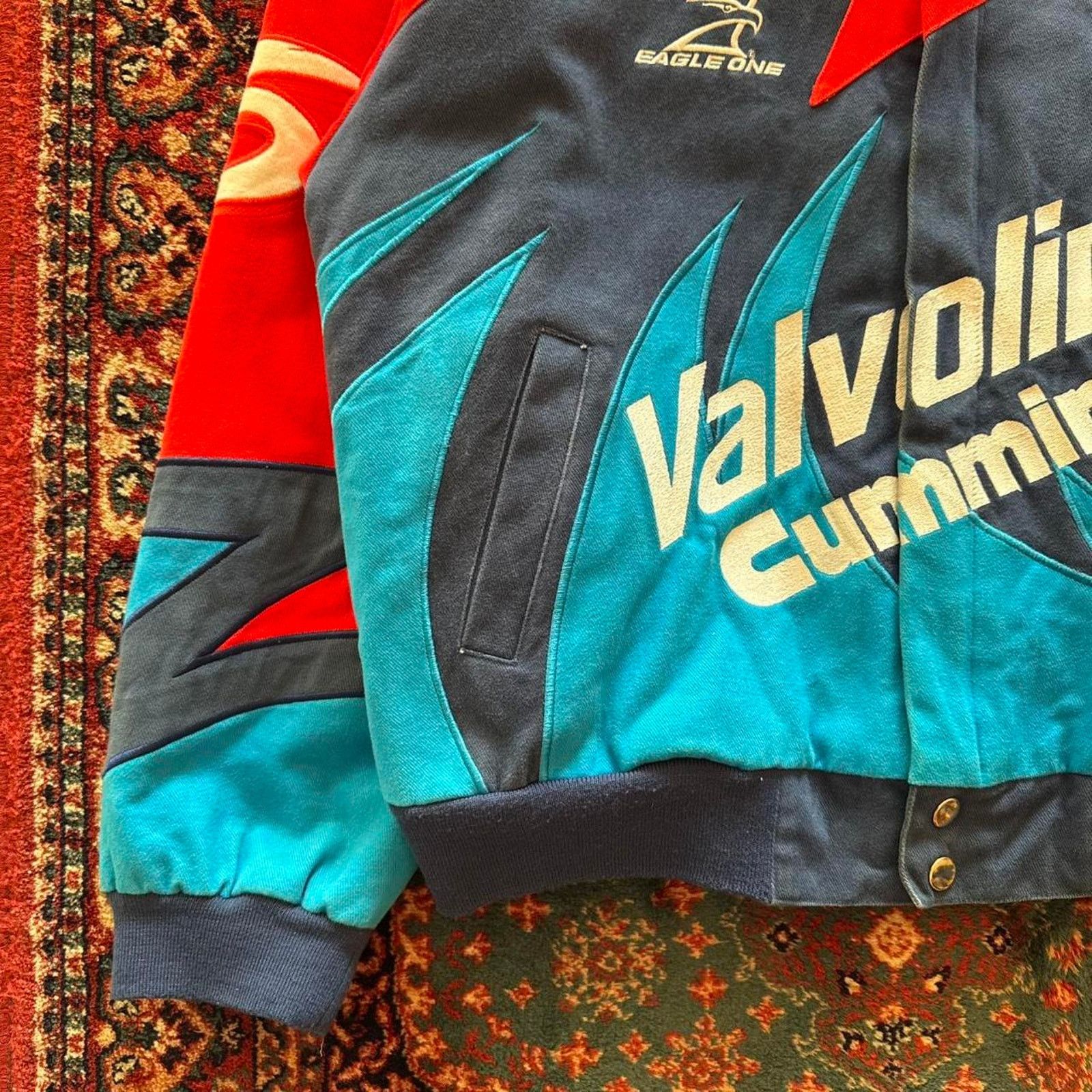 NASCAR Vintage 90s Mark Martin Racing NASCAR Jacket Size Medium Size US M / EU 48-50 / 2 - 5 Thumbnail