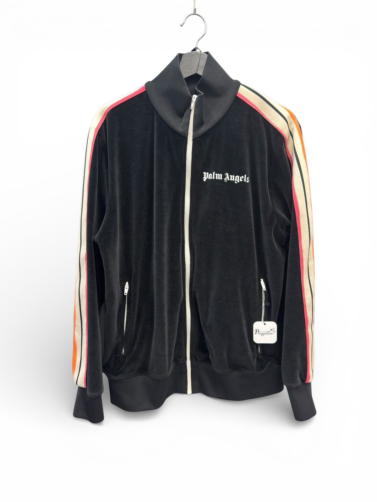 Palm Angels Palm Angels Black Track Jacket Size US XL / EU 56 / 4 - 1 Thumbnail
