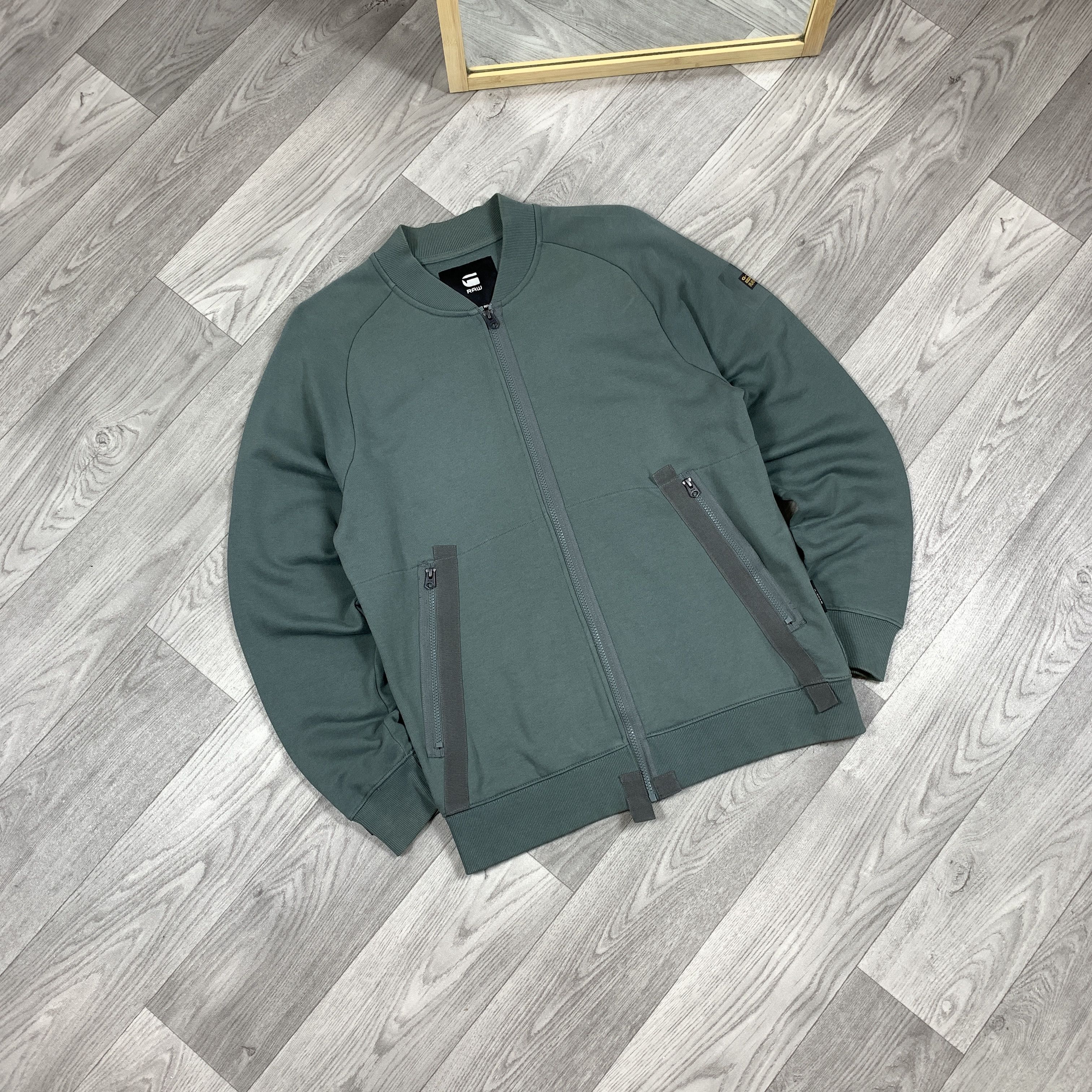 G-Star G-Star Raw Graphic Green Sweat Bomber Jacket L Size US L / EU 52-54 / 3 - 2 Thumbnail