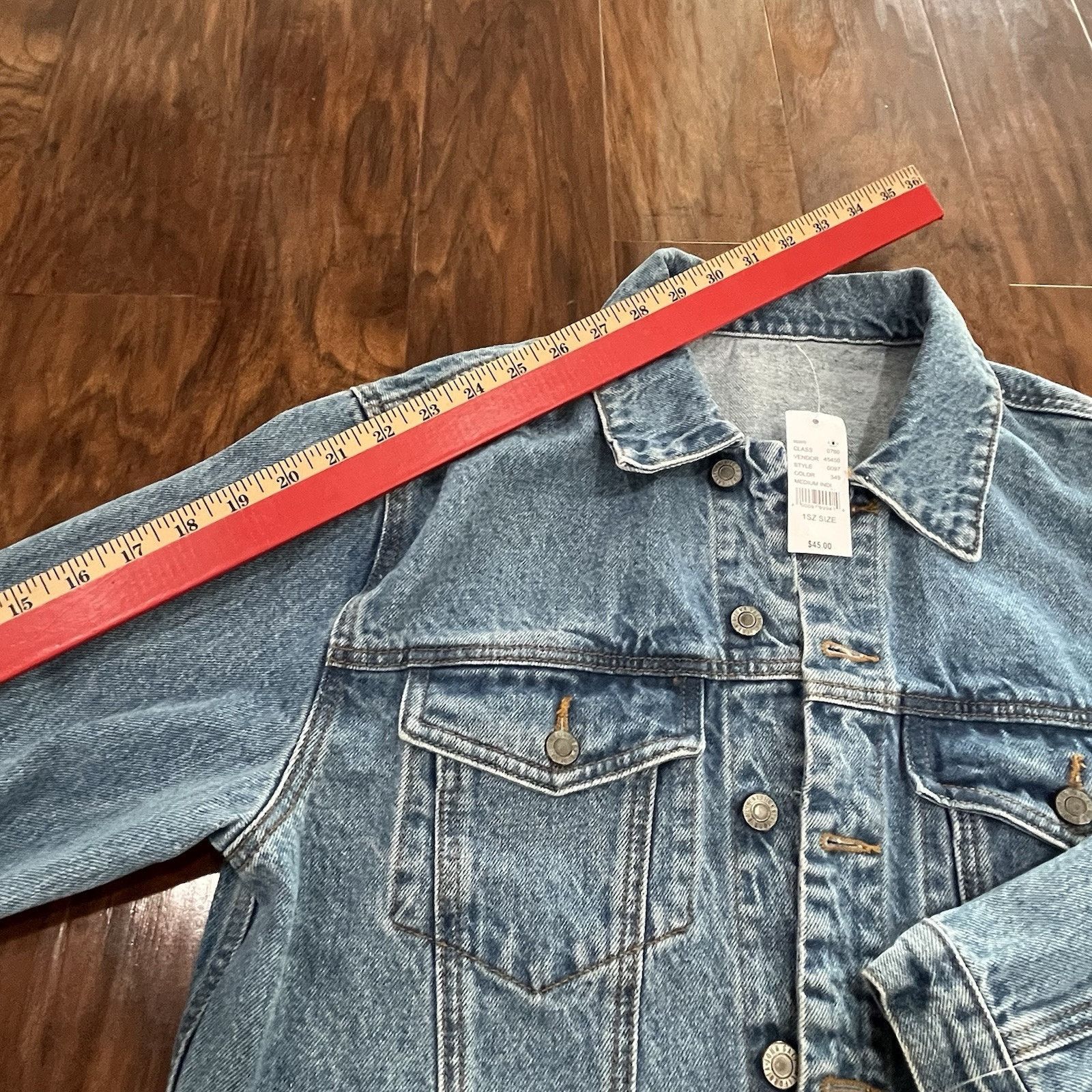 Pacsun Pacsun J.Galt Jean Jacket Womens Blue Denim raw Hem med Size M / US 6-8 / IT 42-44 - 8 Thumbnail
