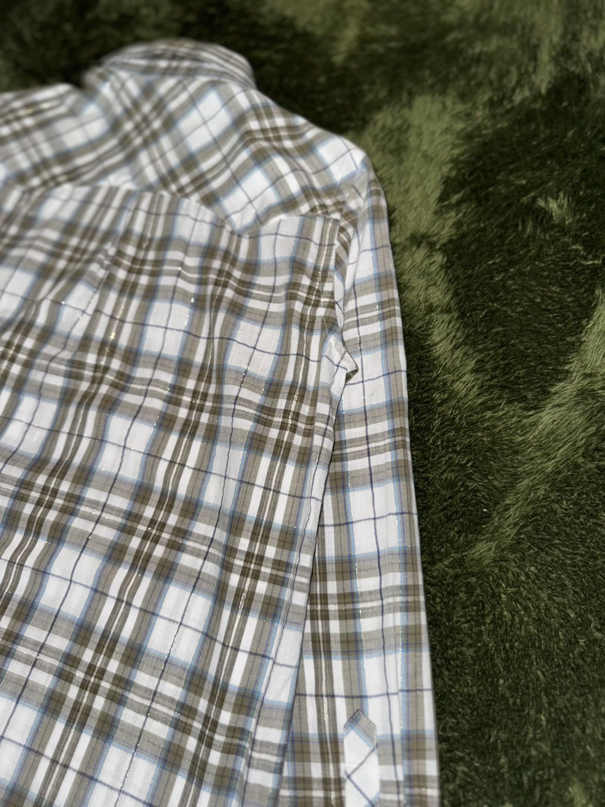 United Arrows [40] United Arrows GLR Glitter Check Western Shirt Size US S / EU 44-46 / 1 - 9 Thumbnail