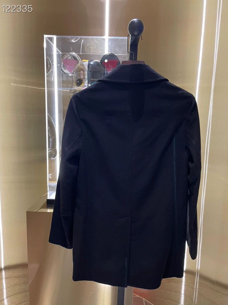Dior Dior Men's black lapel double-breasted casual jacket 2502-N Size US S / EU 44-46 / 1 - 2 Thumbnail