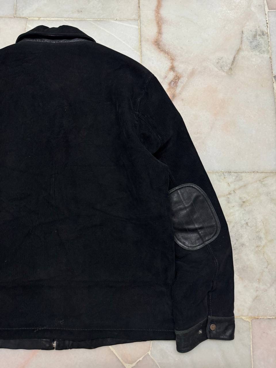 Leather VINTAGE ROTHACHILD ITALY LEATHER SPLIT CODUROI JACKET BLACK Size US L / EU 52-54 / 3 - 16 Thumbnail