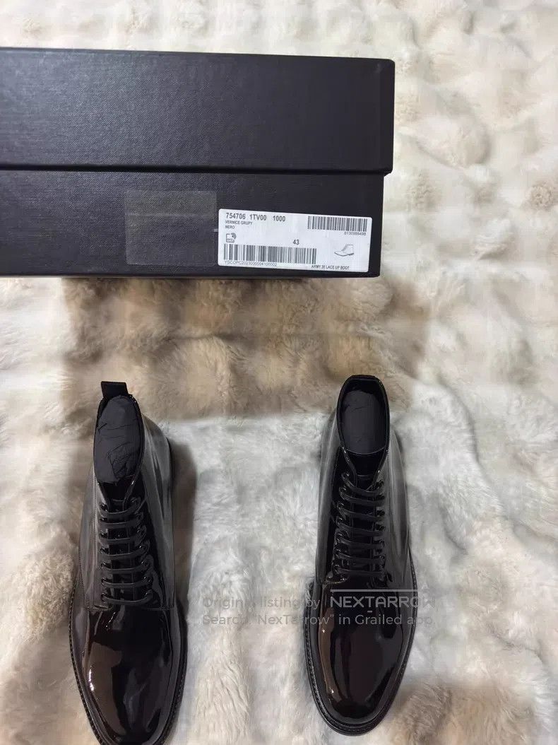 Saint Laurent Paris Saint Laurent Paris Lace-up Boots Men's Boots Size US 10 / EU 43 - 7 Thumbnail