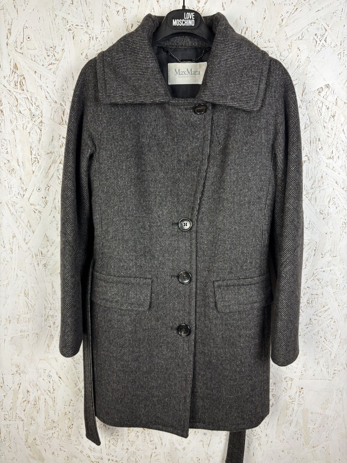 Max Mara Max Mara Soft Wool Coat In Grey Size S / US 4 / IT 40 - 3 Thumbnail
