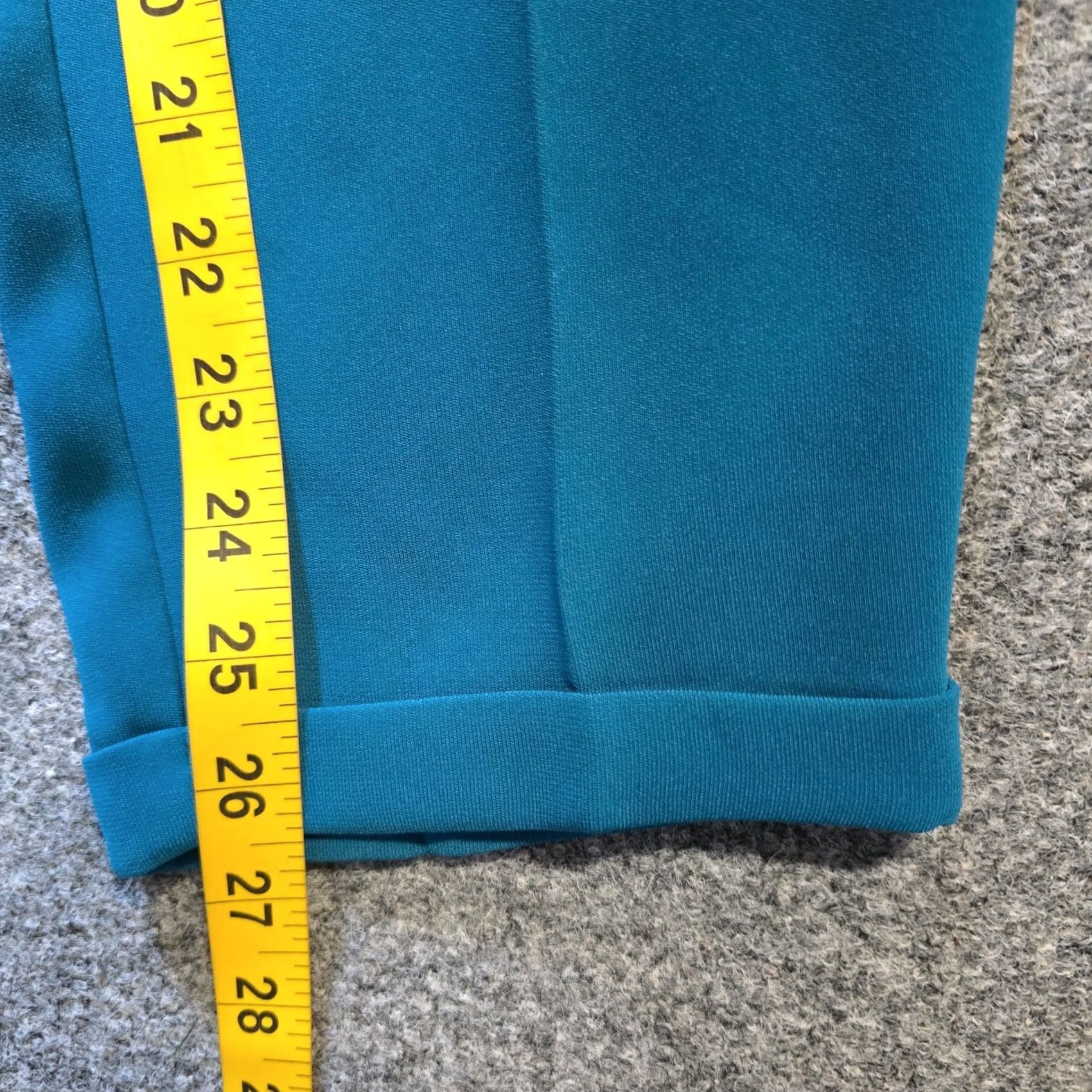 J.Crew J.CREW Pants Womens Size 4 Blue Green Tapered Pull On Pockets Career Capsule Dress Pants Size 27" / US 4 / IT 40 - 7 Thumbnail
