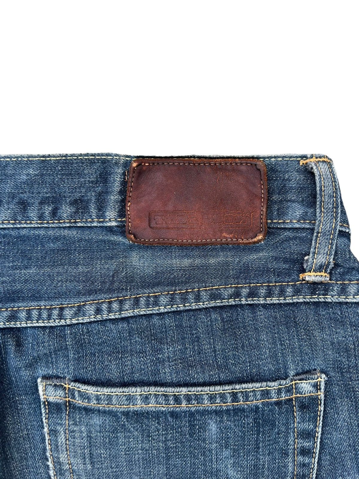 Kapital Vintage Tellason White Oak Cone Denim Selvedge Tapered Jeans Size US 33 - 8 Thumbnail