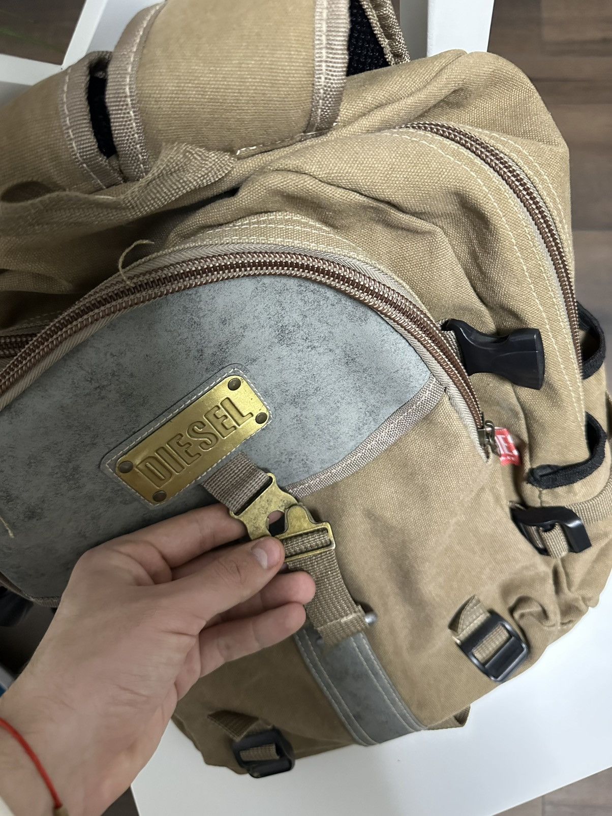 Diesel Vintage Diesel Bag Metal Logo Military Fit Size ONE SIZE - 12 Thumbnail