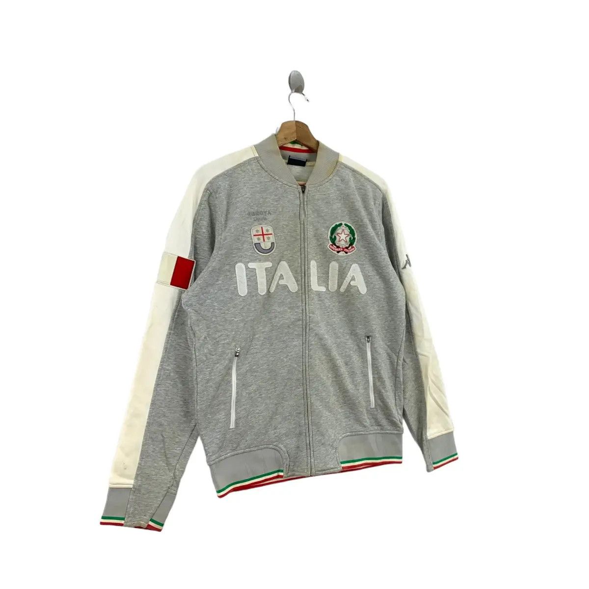 Kappa Vintage KAPPA ITALIA GENOVA Serie A Football Soccer Sweater Size US L / EU 52-54 / 3 - 2 Thumbnail