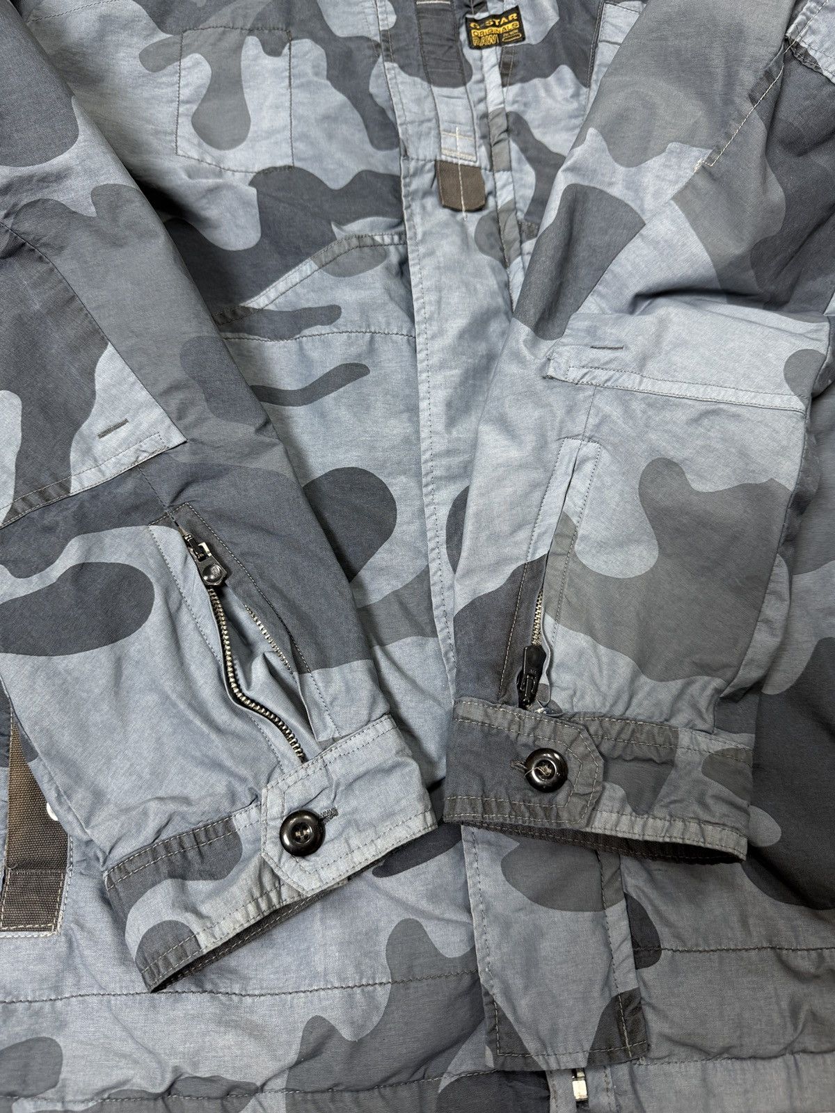 G-Star G-Star Raw Military Multipockets Camo Light Jacket Full Zip Size US XL / EU 56 / 4 - 10 Thumbnail