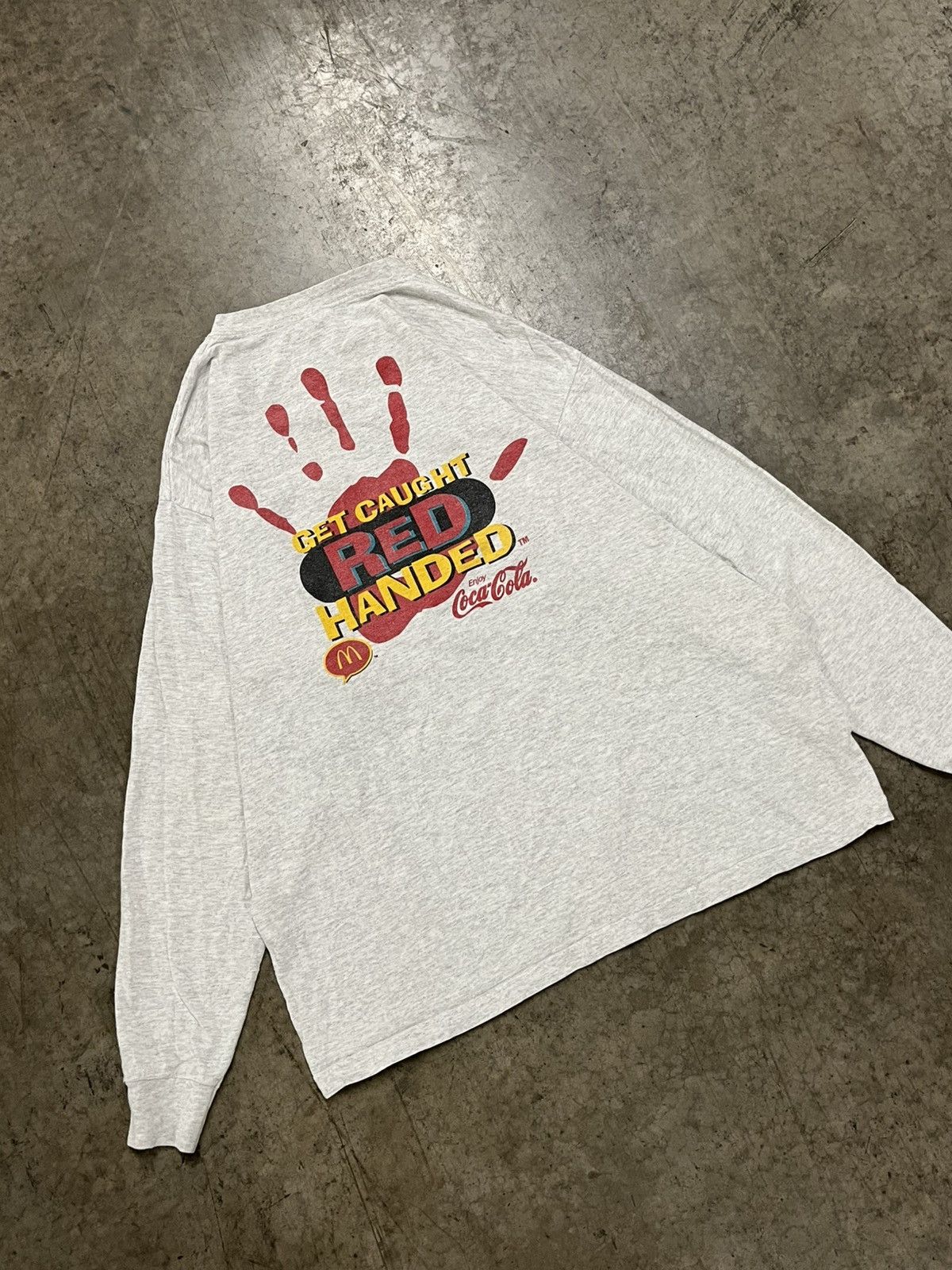 Vintage Vintage 90s McDonald’s promo tee shirt funny hype rare Size US XL / EU 56 / 4 - 2 Thumbnail