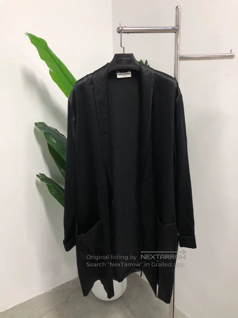 Saint Laurent Paris Saint Laurent Paris Black Silk Pajama Size US M / EU 48-50 / 2 - 1 Thumbnail