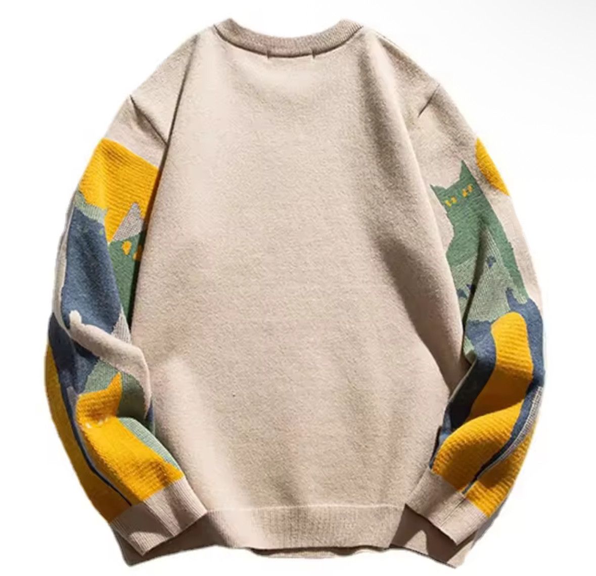 Other High Street Fashion Punk Y2K Cat Paint Sweater Size US XL / EU 56 / 4 - 2 Thumbnail