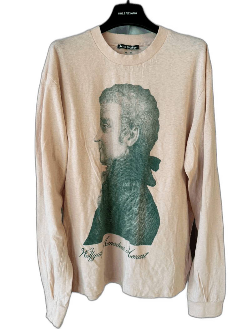 Acne Studios Acne Studios Long Sleeve Mozart Graphic Shirt Size US M / EU 48-50 / 2 - 1 Thumbnail