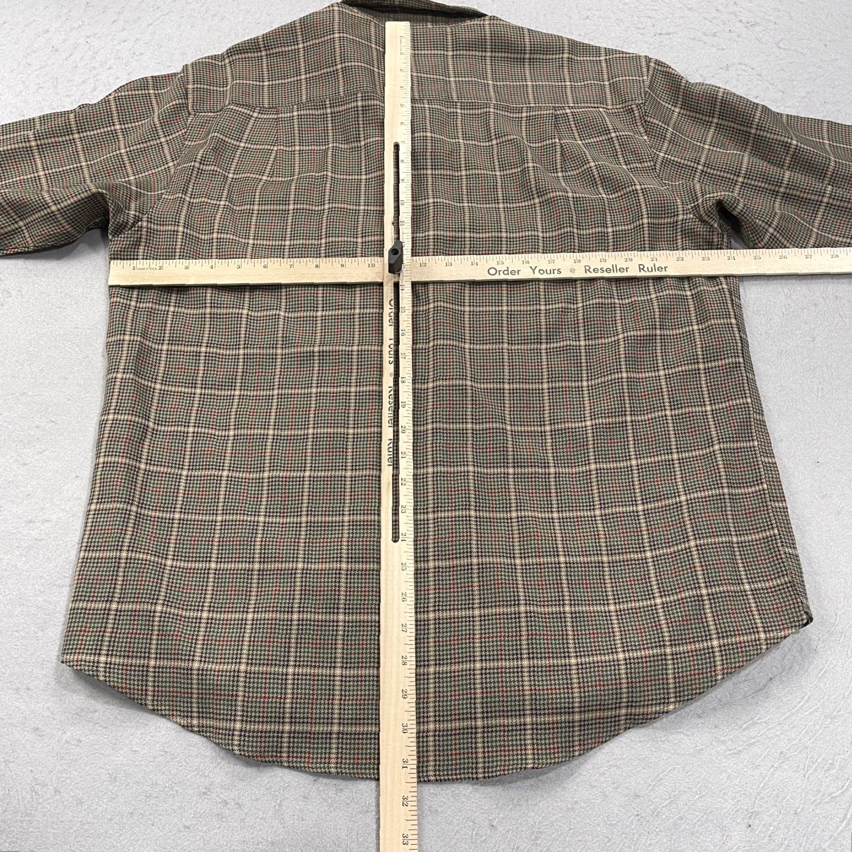Pendleton VINTAGE Pendleton Shirt Mens Large Brown Plaid 100% Pure Virgin Wool Flannel 90s Size US L / EU 52-54 / 3 - 6 Thumbnail