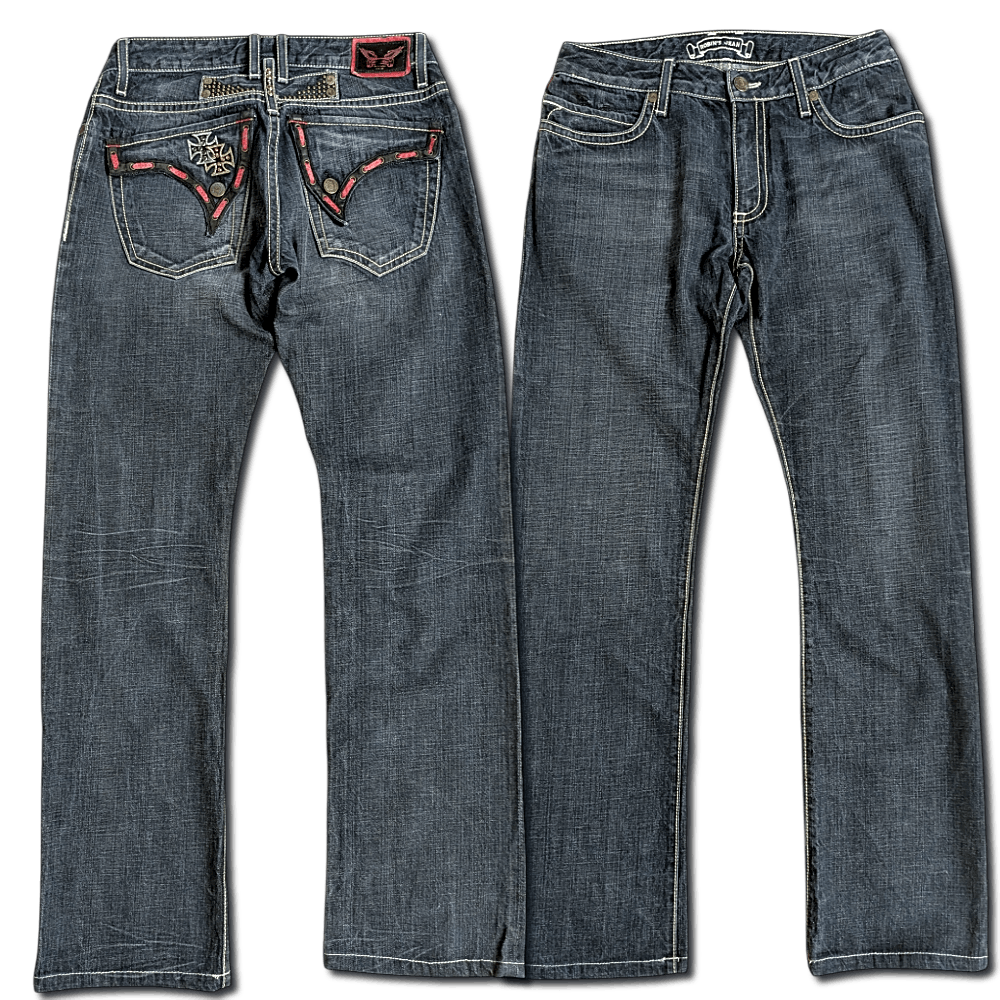 Robins Jeans × Streetwear Vintage Y2K Navy Robin Jean 2x