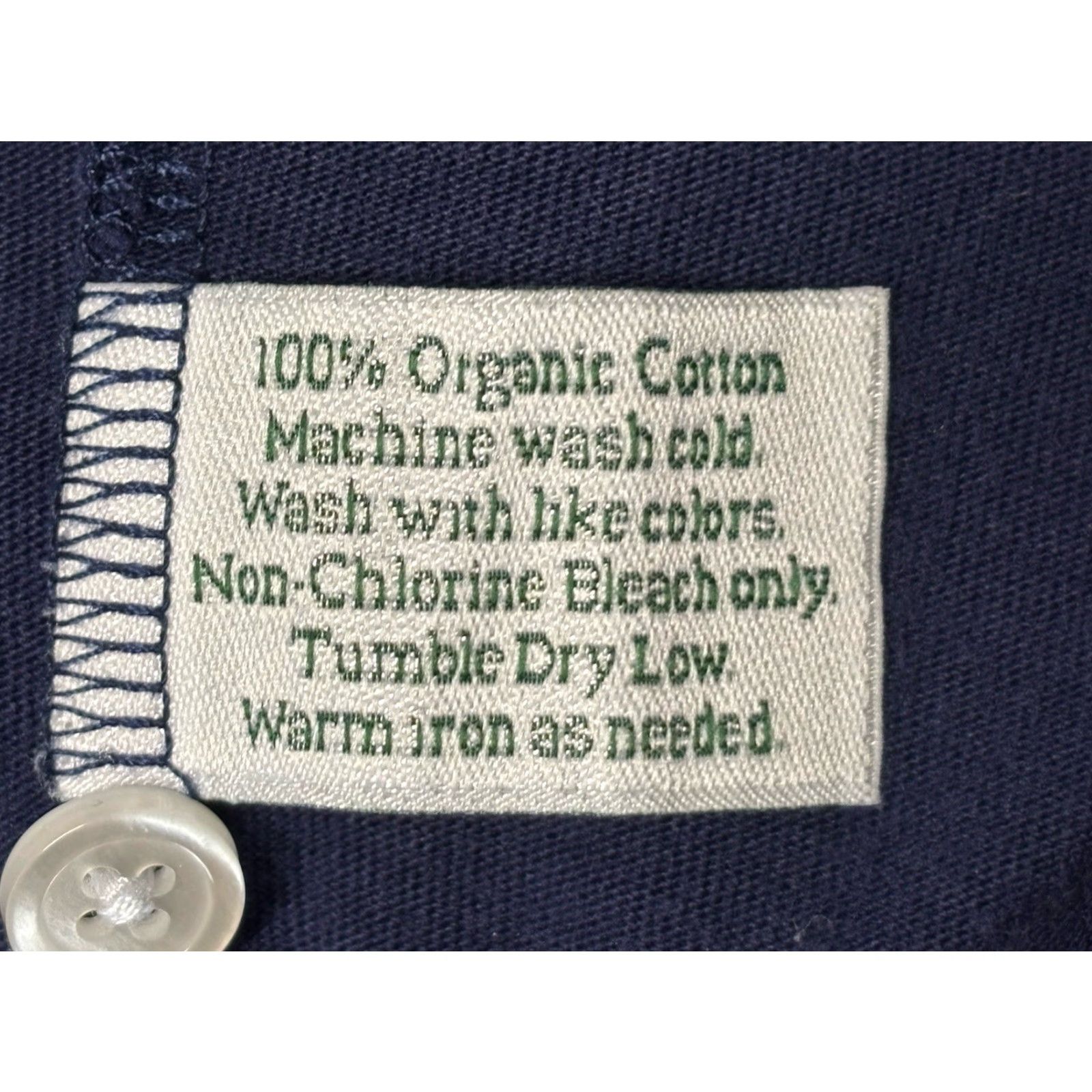 Vintage CRIQUET Long Sleeve Polo Shirt 2XL Navy Golf Organic Cotton Pocket Mens Size US XXL / EU 58 / 5 - 6 Thumbnail