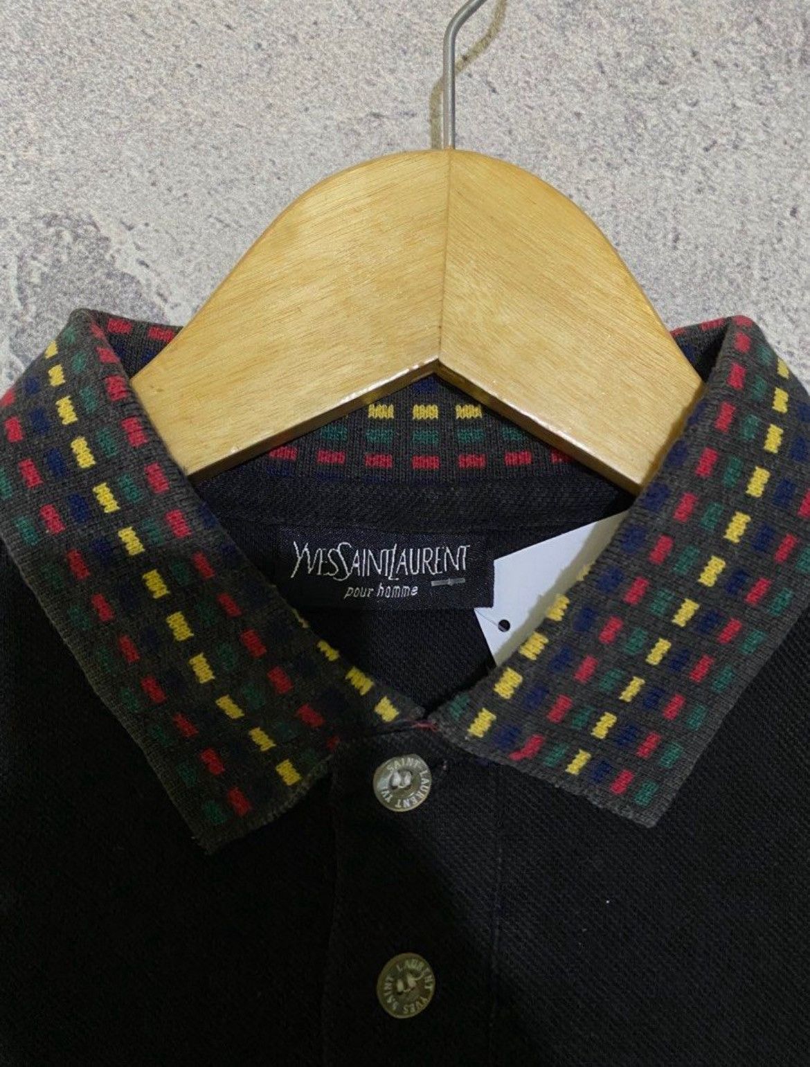 Yves Saint Laurent Yves Saint Laurent YSL Poloshirt Size US L / EU 52-54 / 3 - 2 Thumbnail