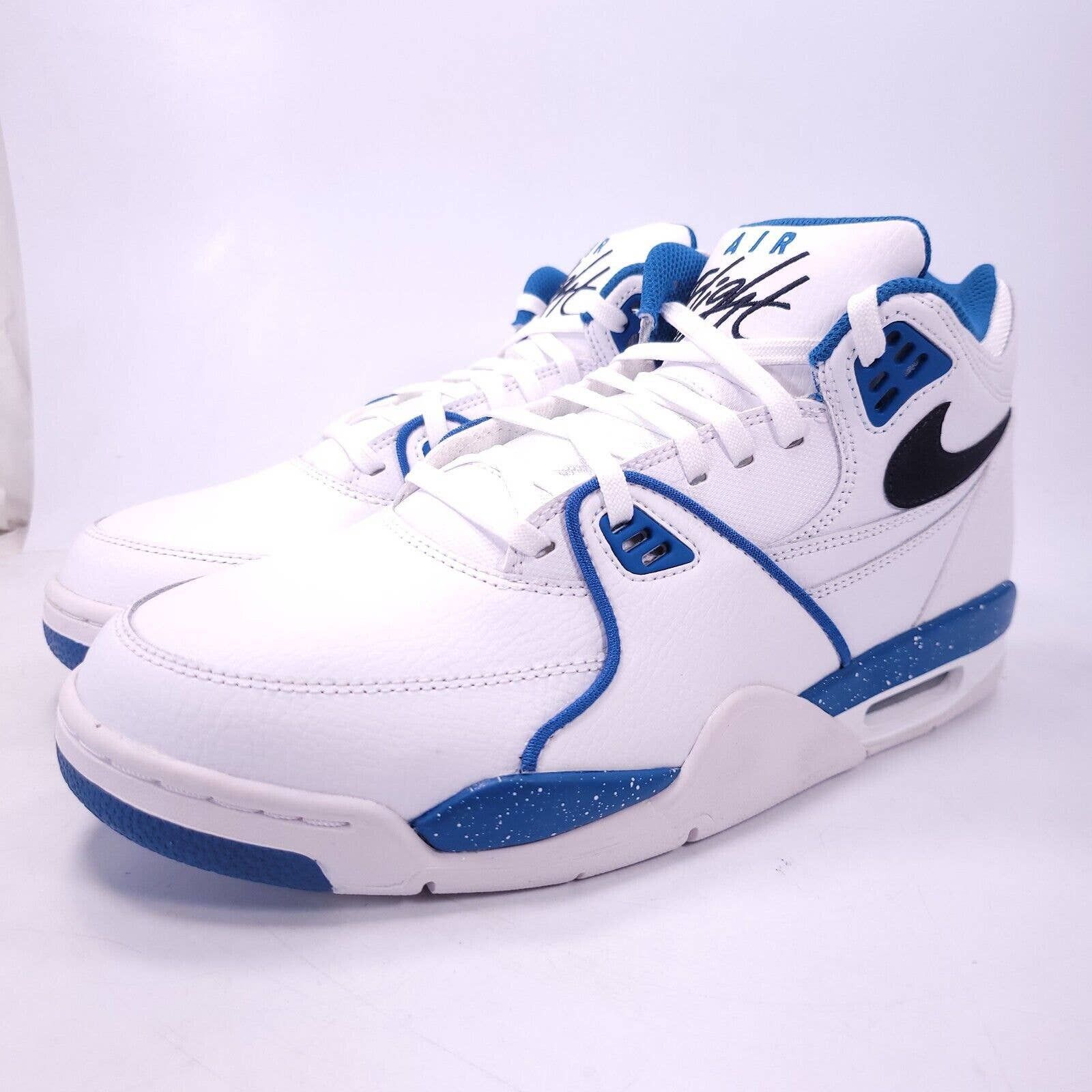 image of Nike Air Flight 89 Basketball Shoe Mens Size 9.5 306252-116 in White