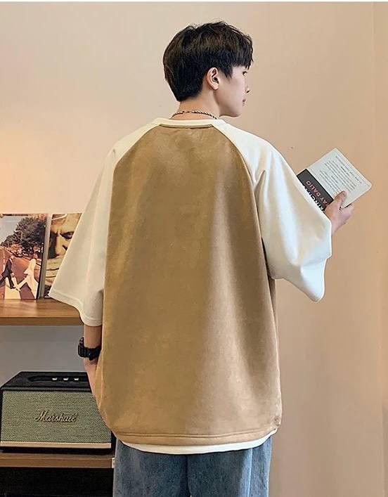Nike × Vintage patchwork suede T-shirt. Size US M / EU 48-50 / 2 - 2 Thumbnail