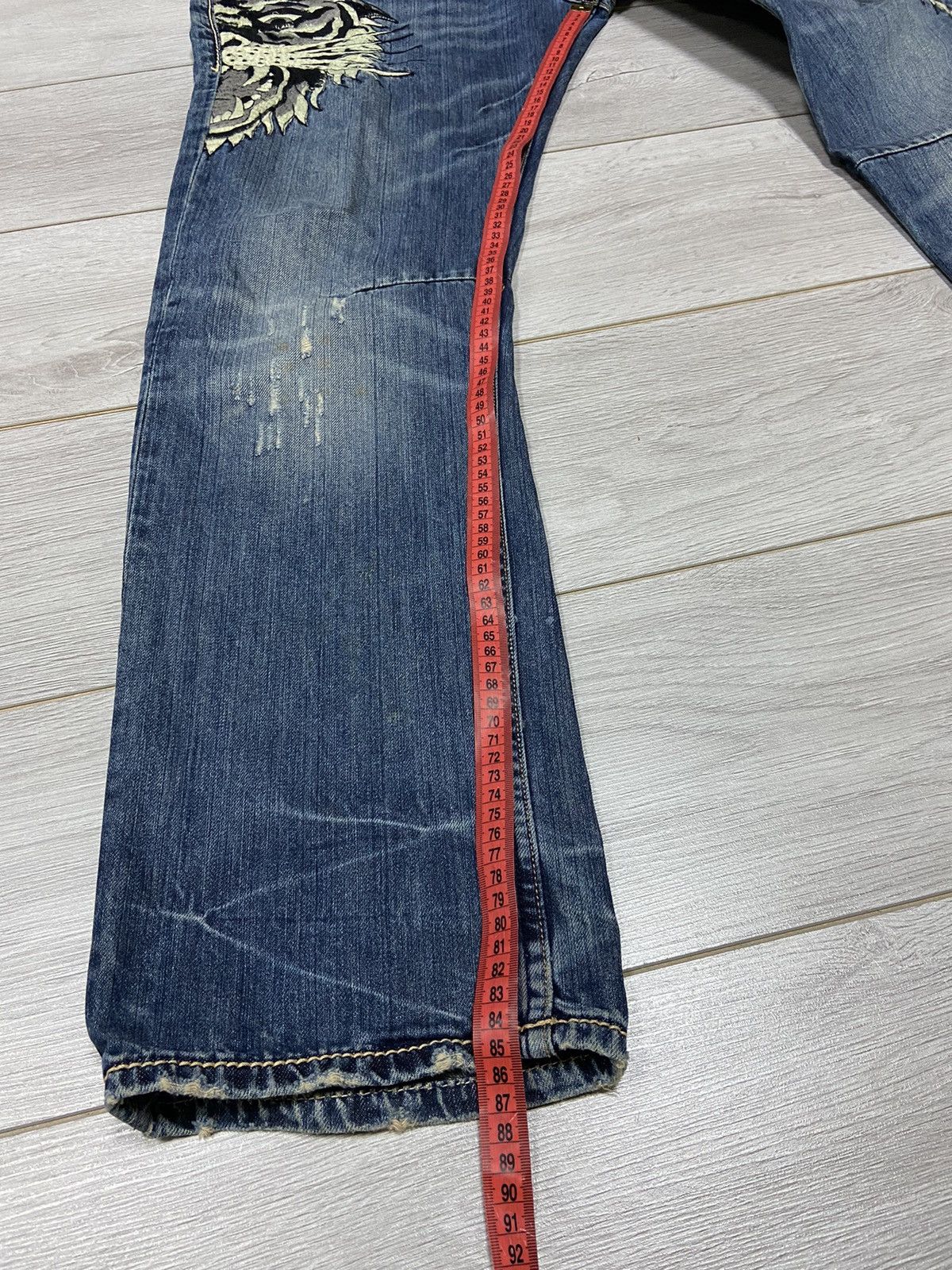 Ed Hardy Ed Hardy 🐯 tiger vintage big embro logo jeans Size US 36 / EU 52 - 17 Thumbnail