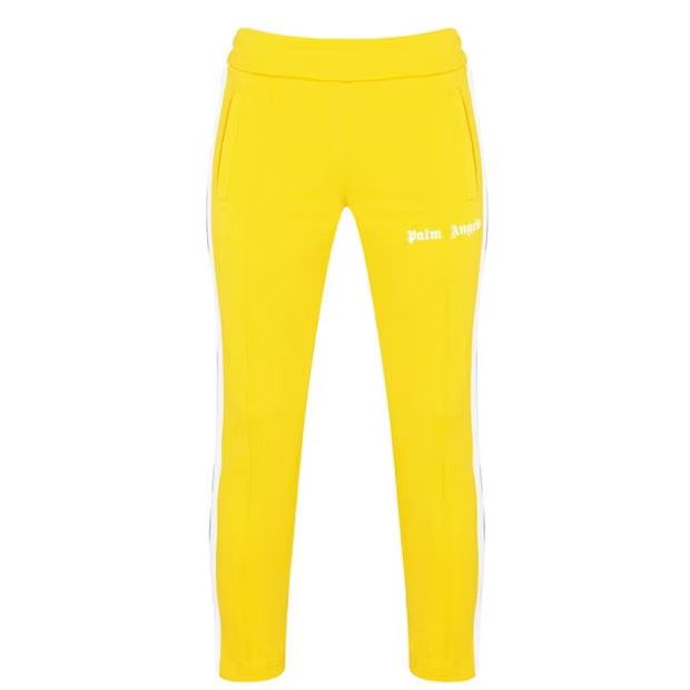 image of Palm Angels O1G2R1Mq0524 Sweatpants & Joggers In Yellow & White in Yellow/White, Men's (Size 36)