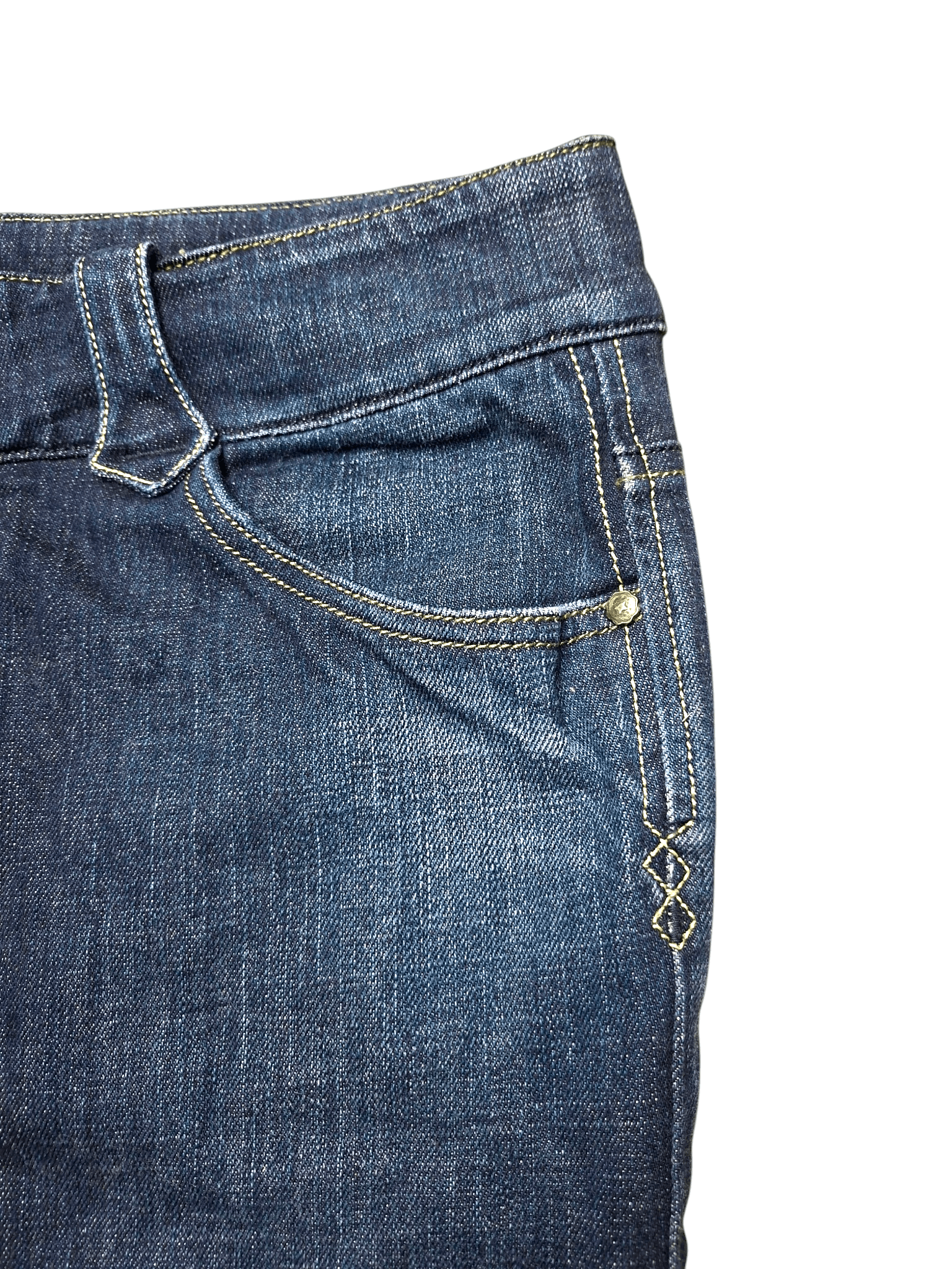 Diesel DIESEL Denim Skirt Blue Mini Midi Lion Head Button Y2K Size 30" / US 8 / IT 44 - 6 Thumbnail