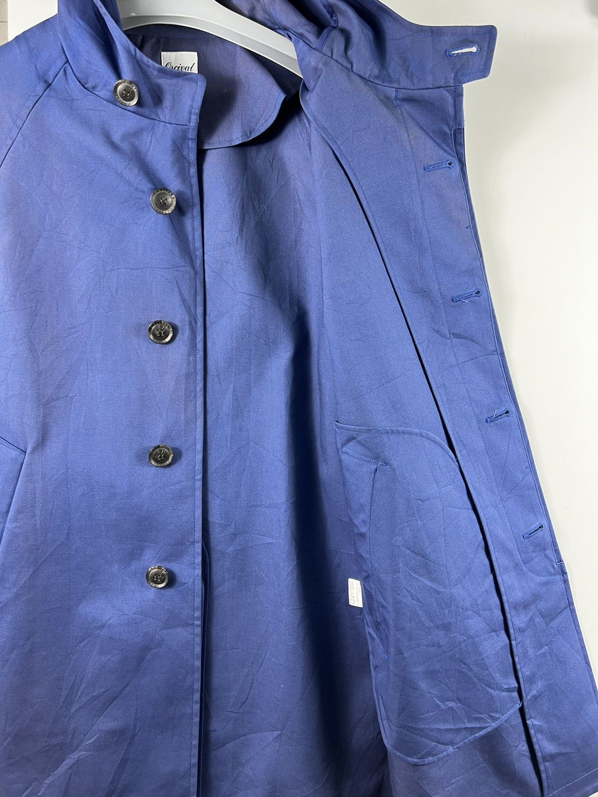 Orcival 🔥 ORCIVAL FRANCE LONG COAT HOODED HIDDEN BUTTON Size US S / EU 44-46 / 1 - 8 Thumbnail