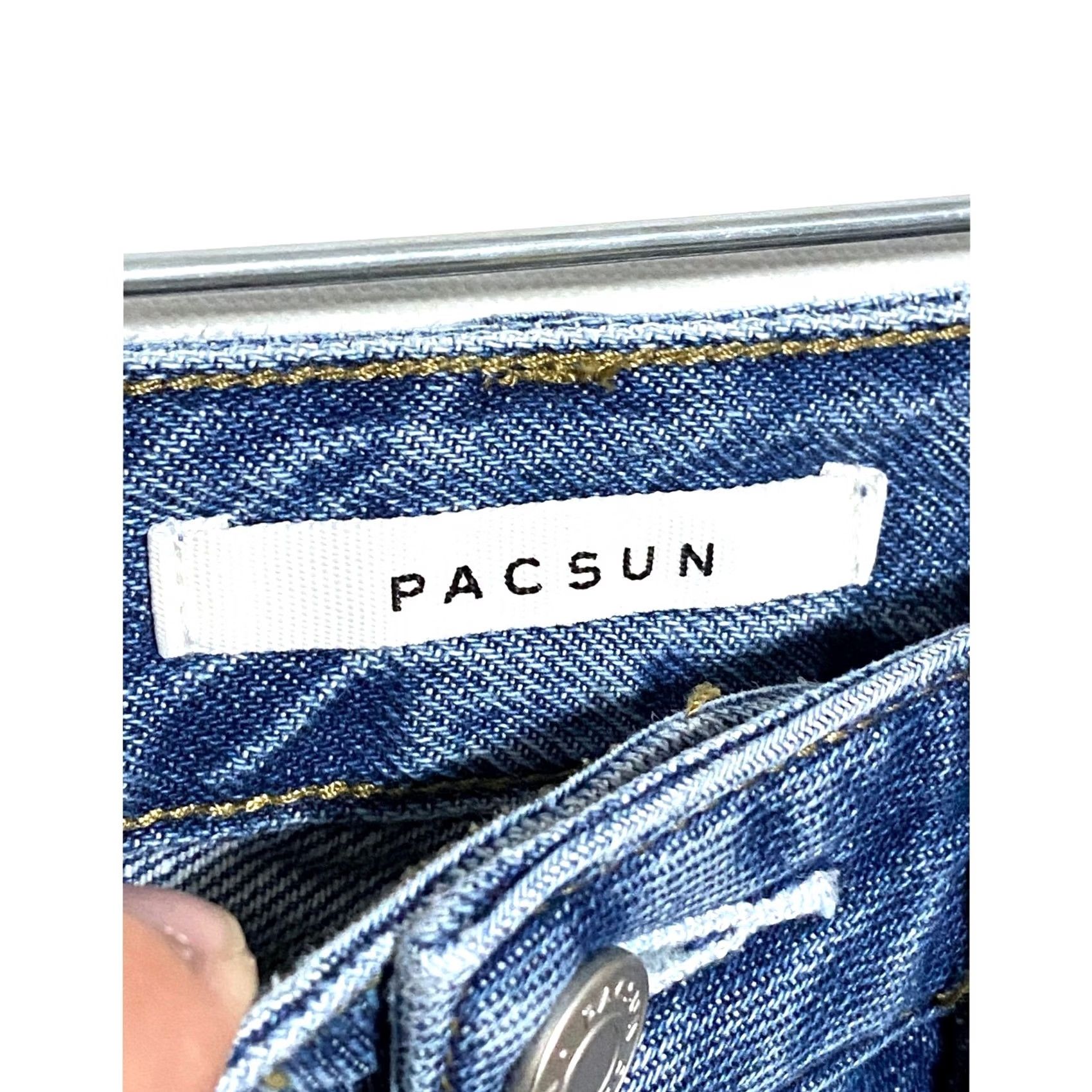 Pacsun PacSun Ying Yang Jeans 90s Boyfriend Womens 26 High Rise Hippie Retro Emo Grunge Blue 5-Pocket Design Jeans Womens Size 26" / US 2 / IT 38 - 6 Thumbnail