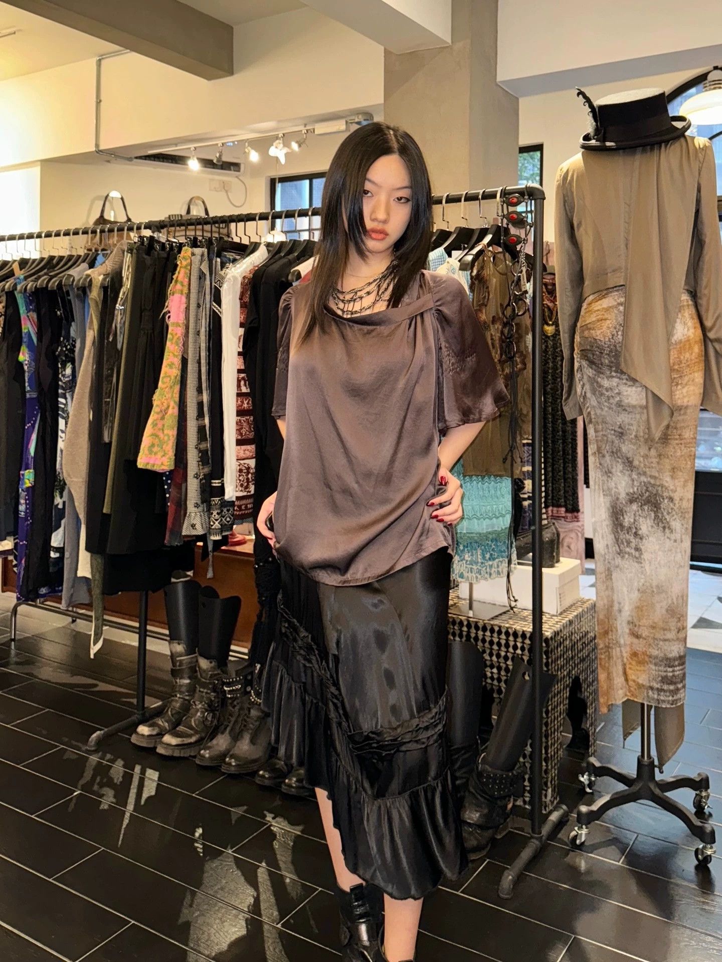 Dries Van Noten Dries Van Noten Silk Butterfly Sleeve Top 40 (Print Mark) Size S / US 4 / IT 40 - 2 Thumbnail