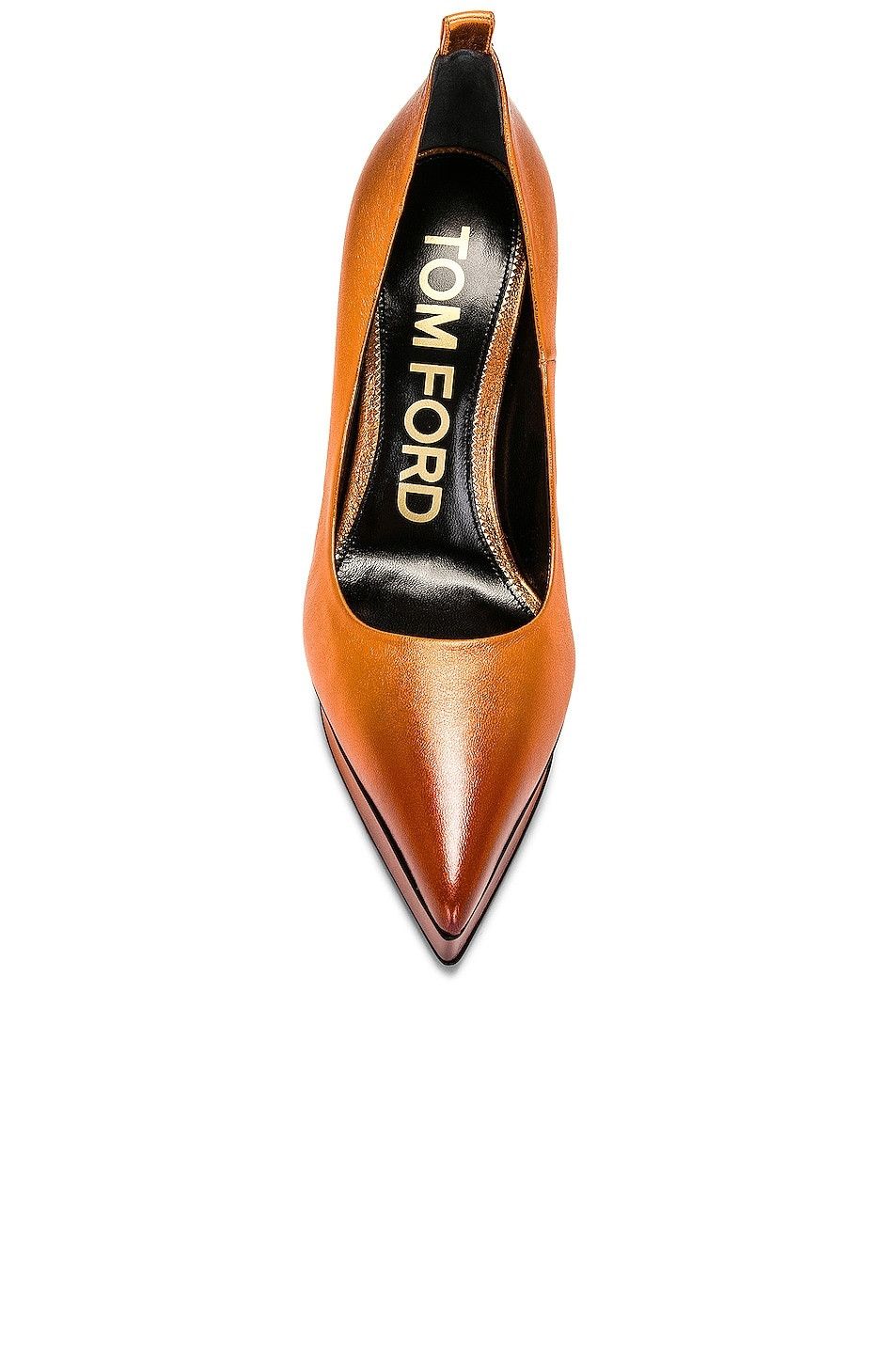 Tom Ford o1loc1c0724 Laminated Cone Heel 120 Pump in Orange Size US 11 / IT 41 - 4 Thumbnail