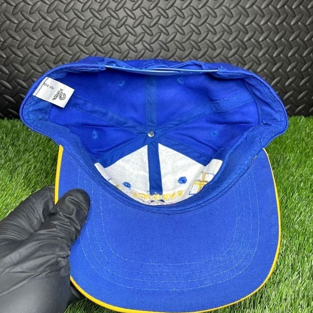 Vintage VINTAGE Sweden Sverige Blue Yellow Snapback Hat AF 90's Men's Free Size Size ONE SIZE - 5 Thumbnail