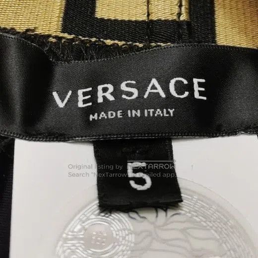 Versace Versace Medusa Black Cotton Shorts M. Size US 26 / EU 42 - 4 Thumbnail