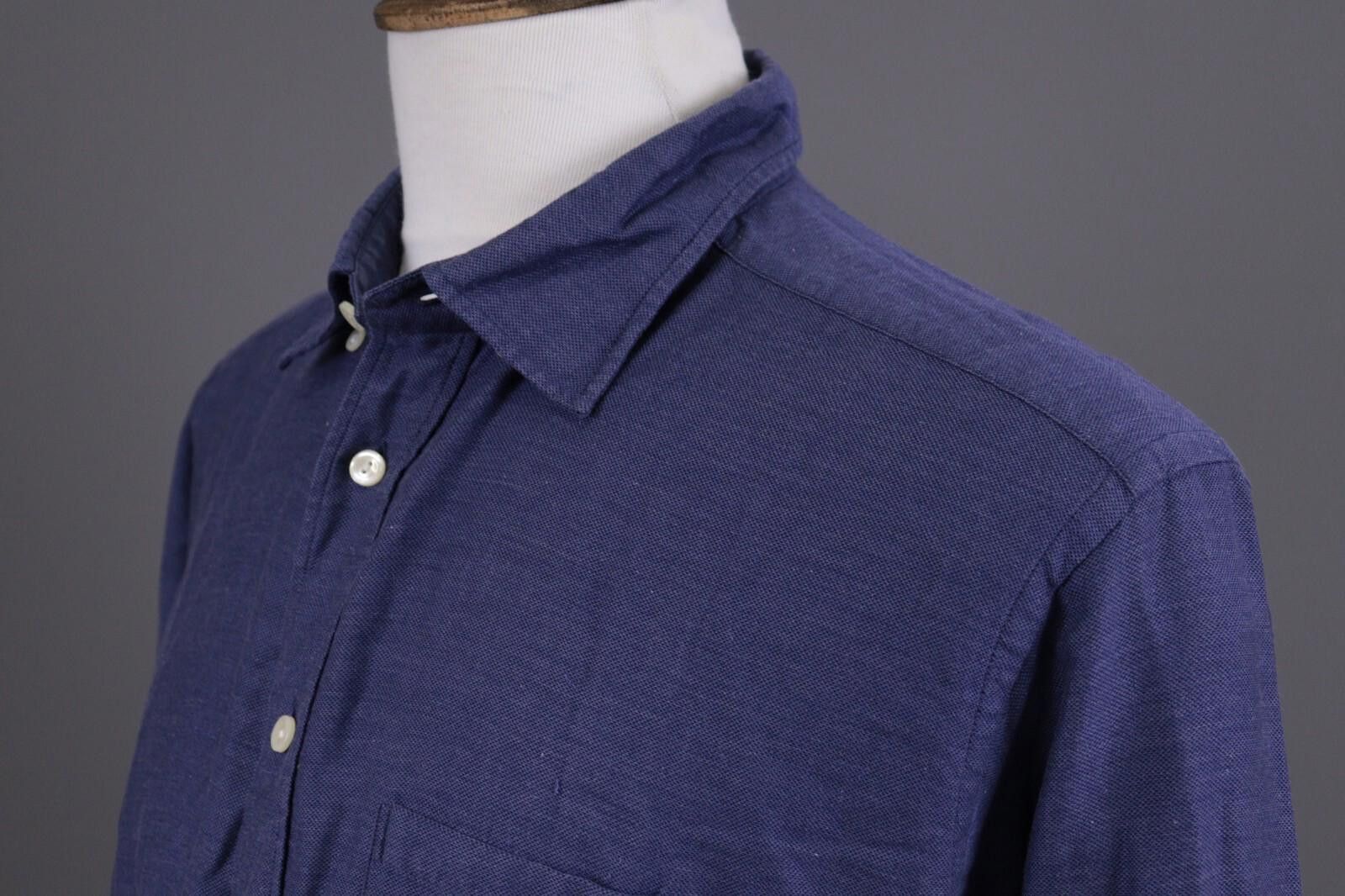 Eton Eton Contemporary Blue Luxury Dress Shirt Size 46 / 18 / XXL Size US XXL / EU 58 / 5 - 8 Thumbnail