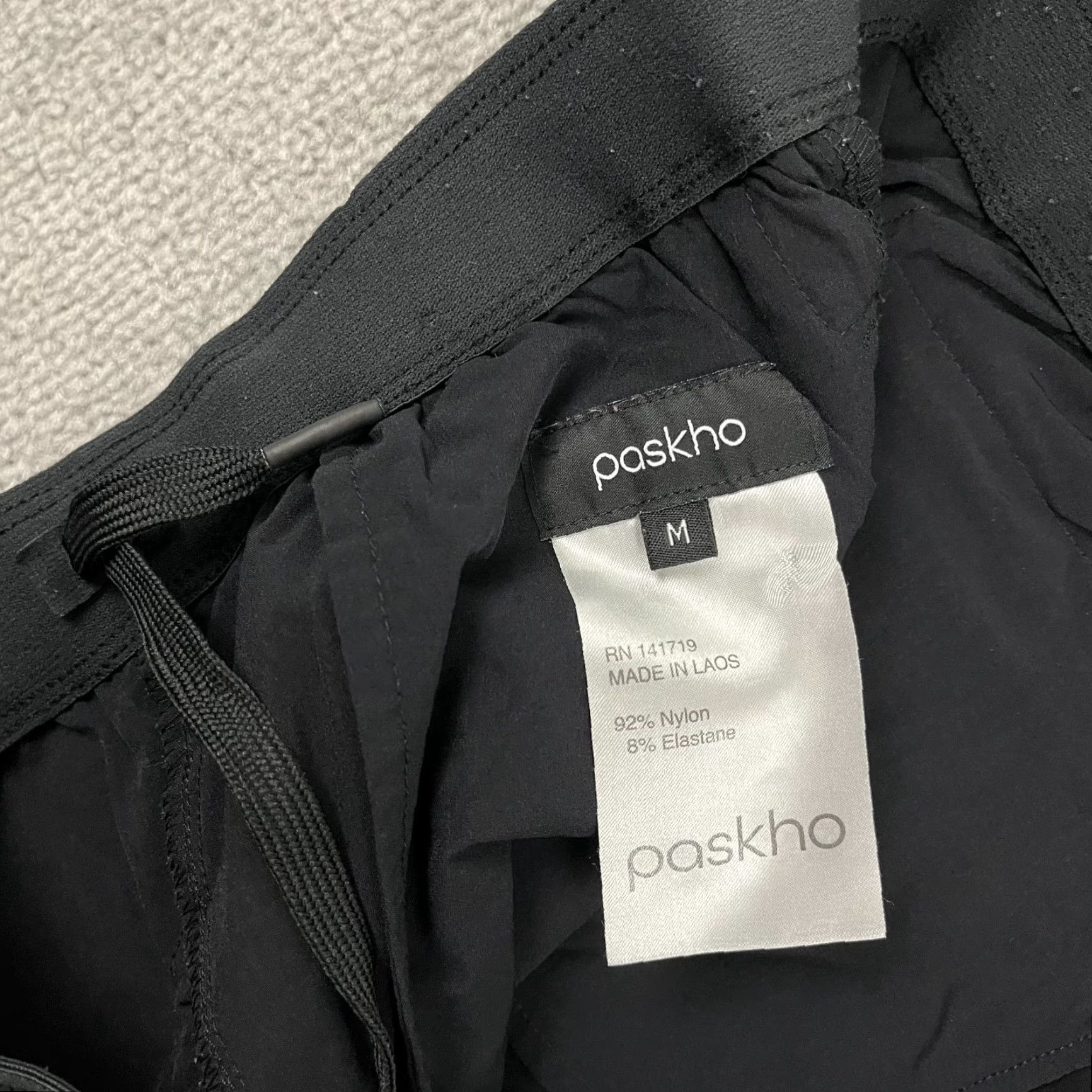 Vintage Paskho P1024 Pants Mens Medium 32x33 Blue Straight Chino Stretch Casual Travel Size US 31 - 2 Thumbnail