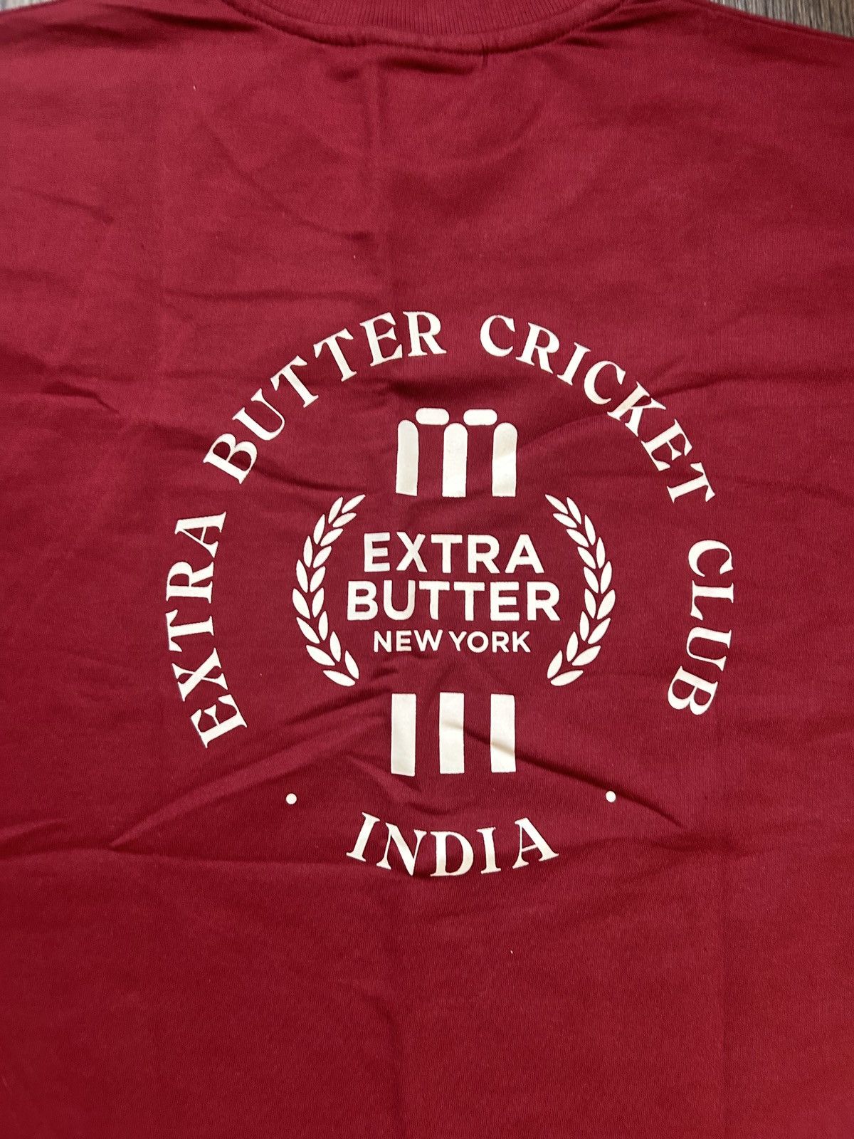 Extra Butter Extra Butter red cricket club tee Size US L / EU 52-54 / 3 - 3 Thumbnail