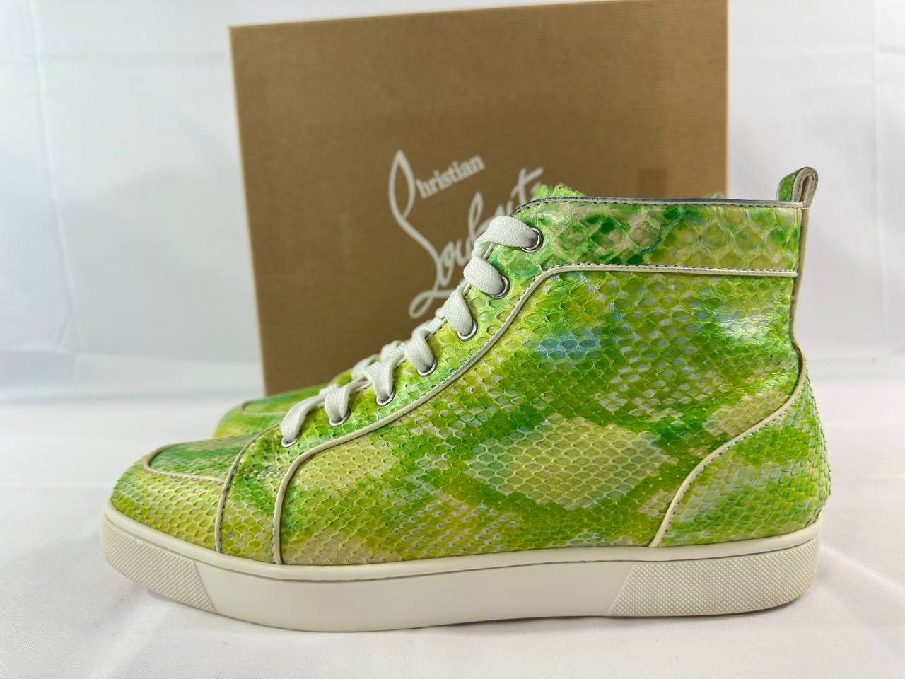 Christian Louboutin Christian Louboutin Rantus Orlato Flat Python Fresh Nappa Size US 11 / EU 44 - 7 Thumbnail