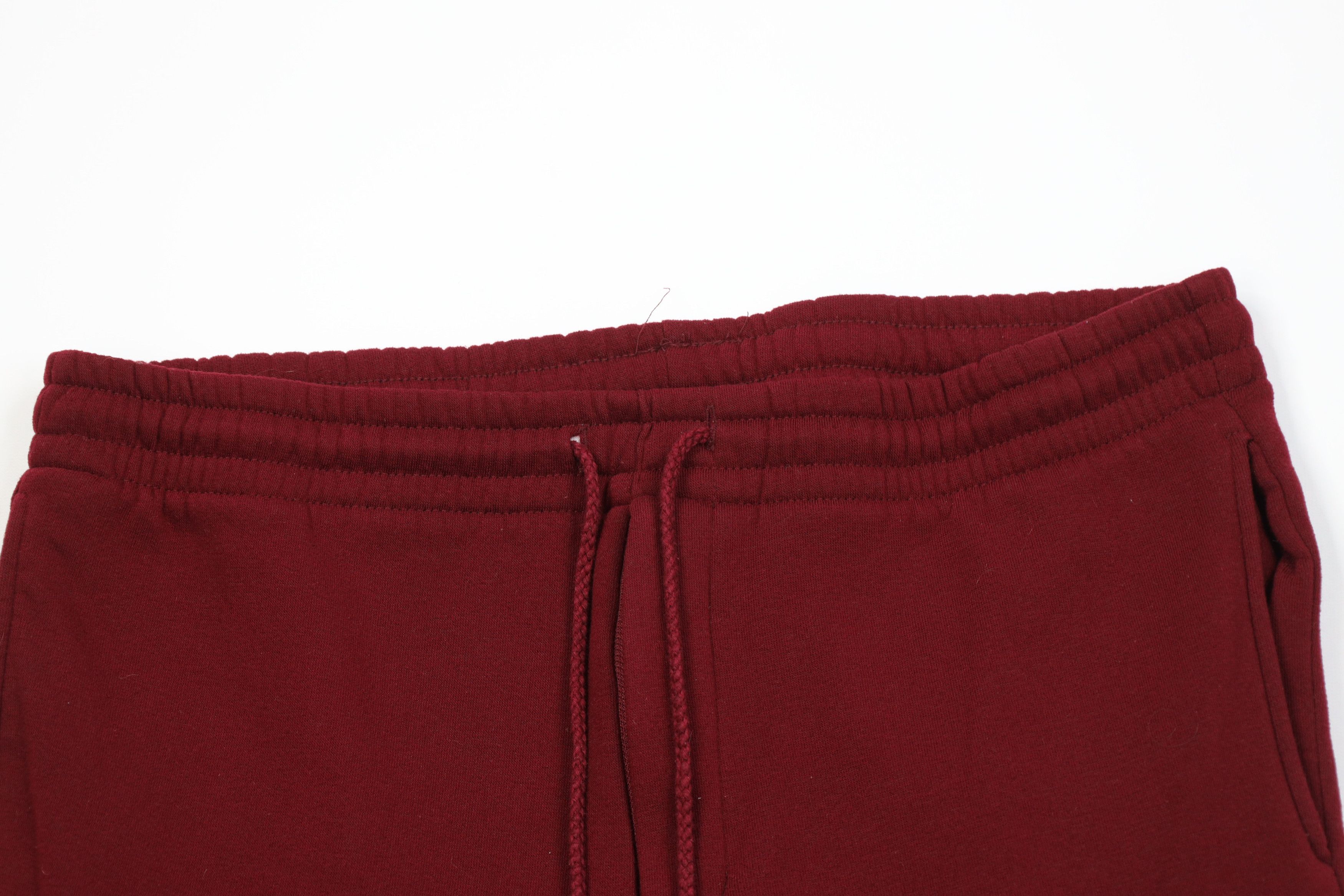Vintage Vintage 90s Streetwear Wide Leg Cargo Sweatpants Pants Red Size US 34 / EU 50 - 2 Thumbnail