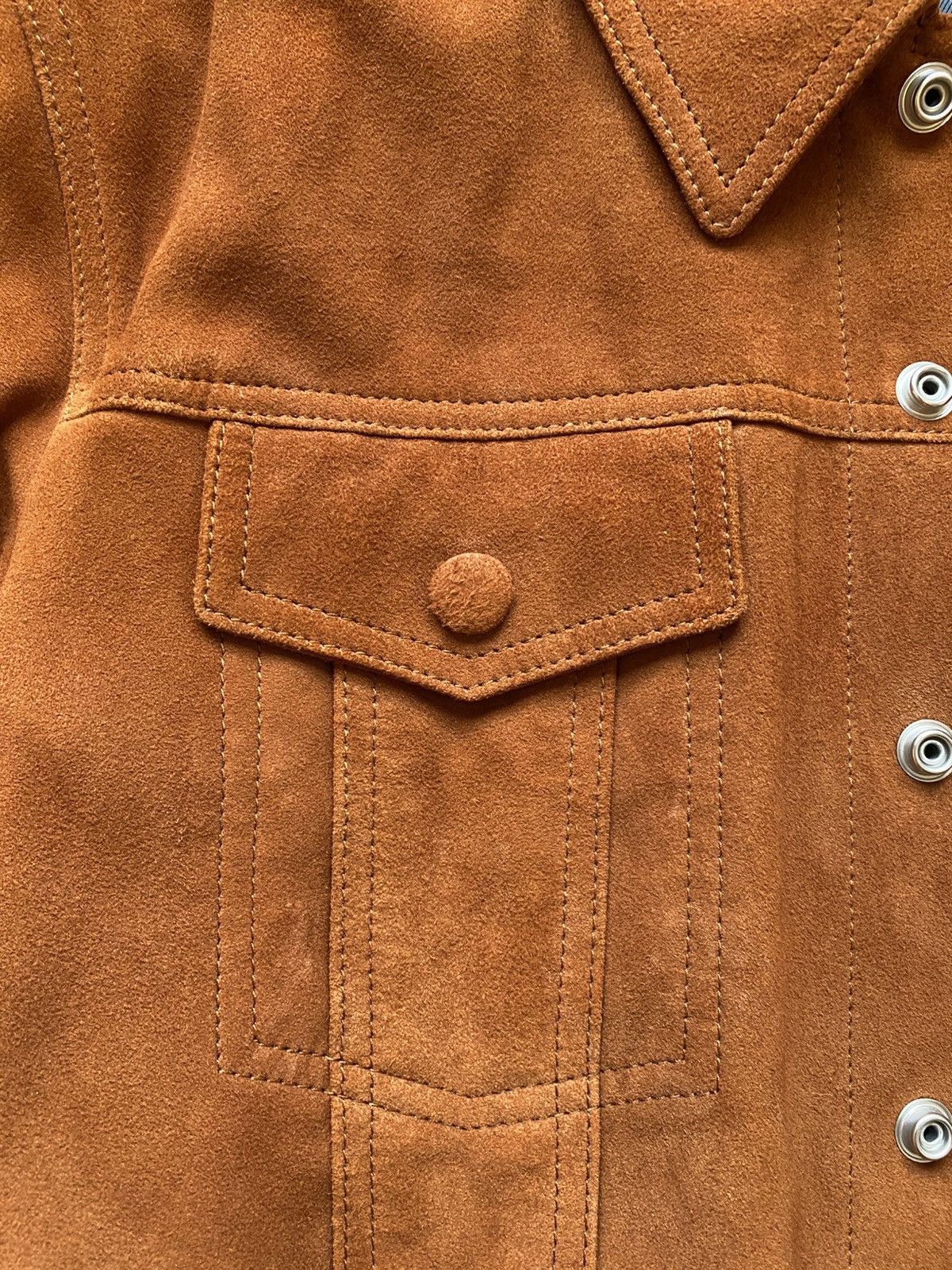 Saint Laurent Paris 🔥4300$🔥 Saint Laurent FW17 Cognac Suede Westeren Jacket Size US S / EU 44-46 / 1 - 7 Thumbnail